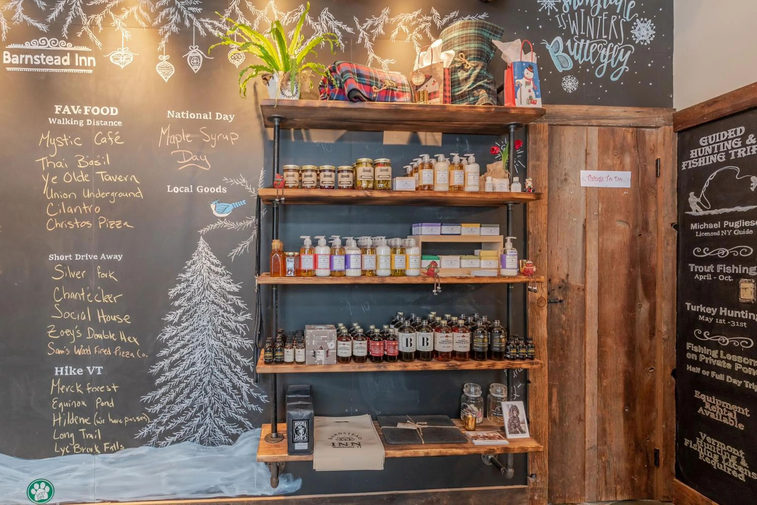 On-site shops in The Barnstead Inn