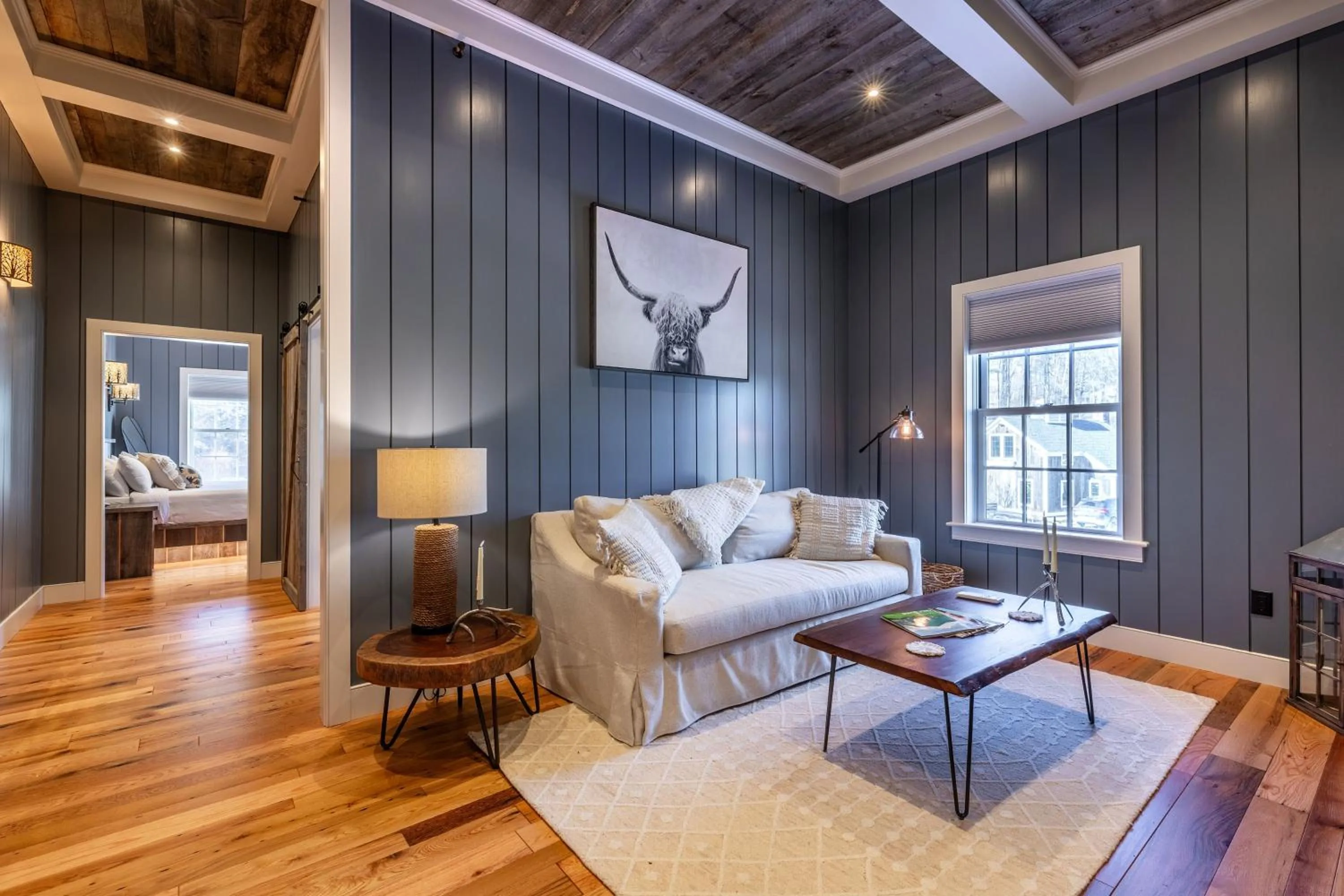 Living room in The Barnstead Inn