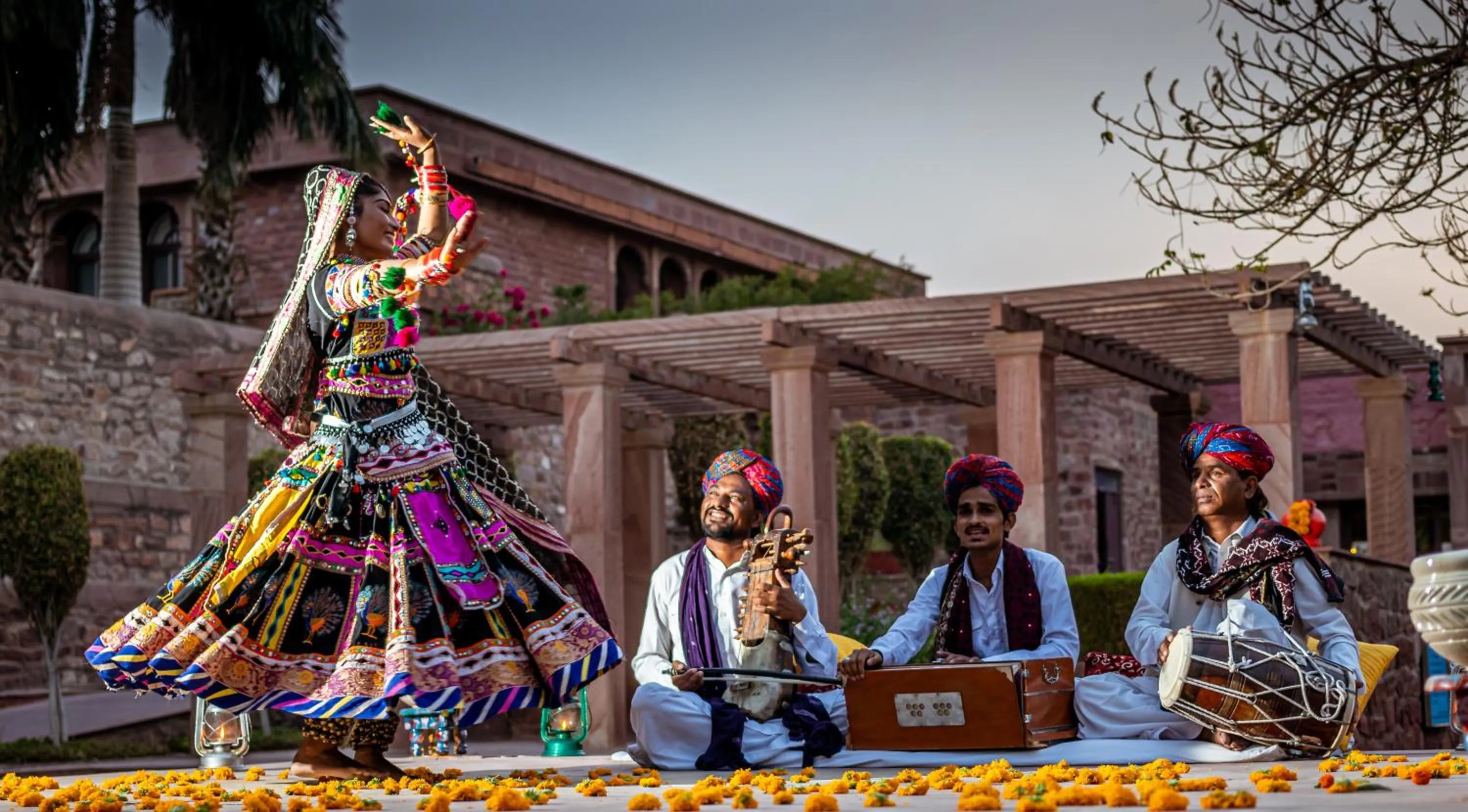 Entertainment in Bijolai Palace - A Inde Hotel , Jodhpur