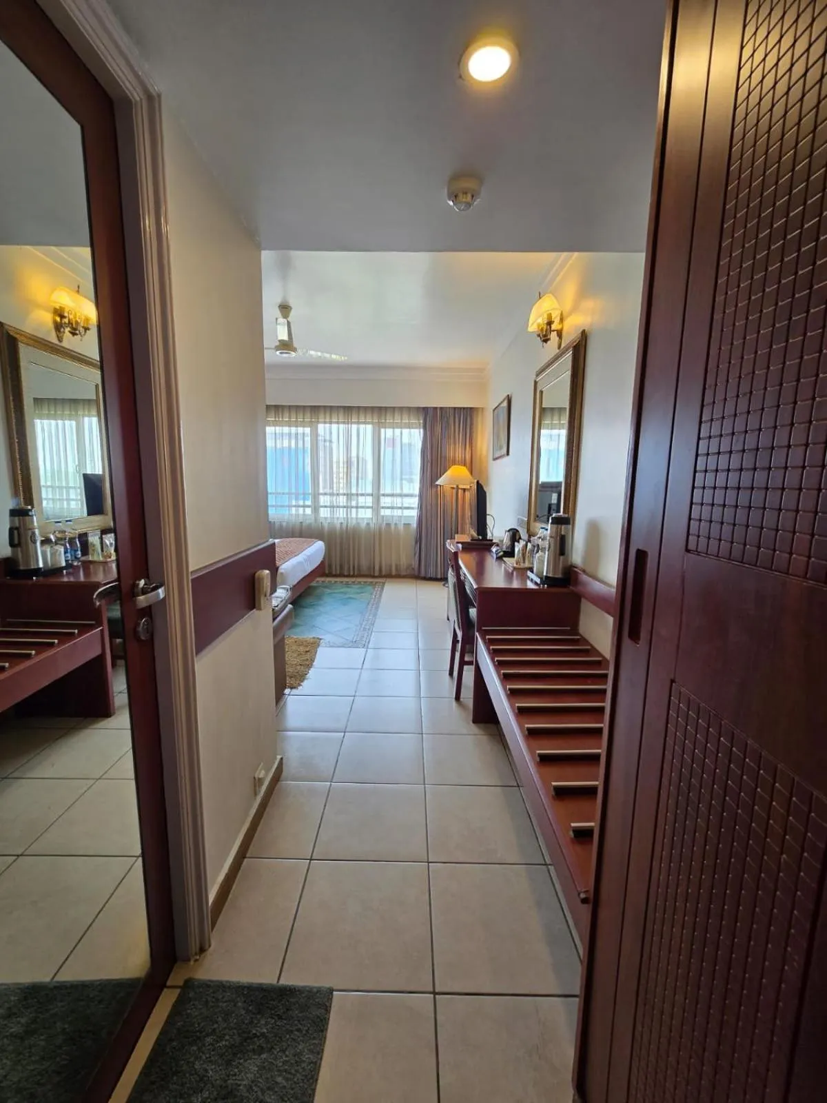 Bedroom in Harrisons Hotel