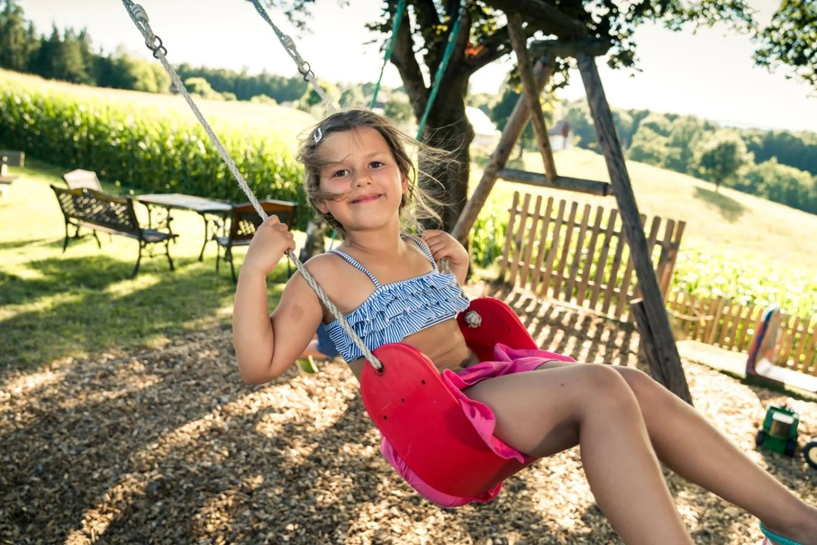 Children play ground in Gasthof Martinhof