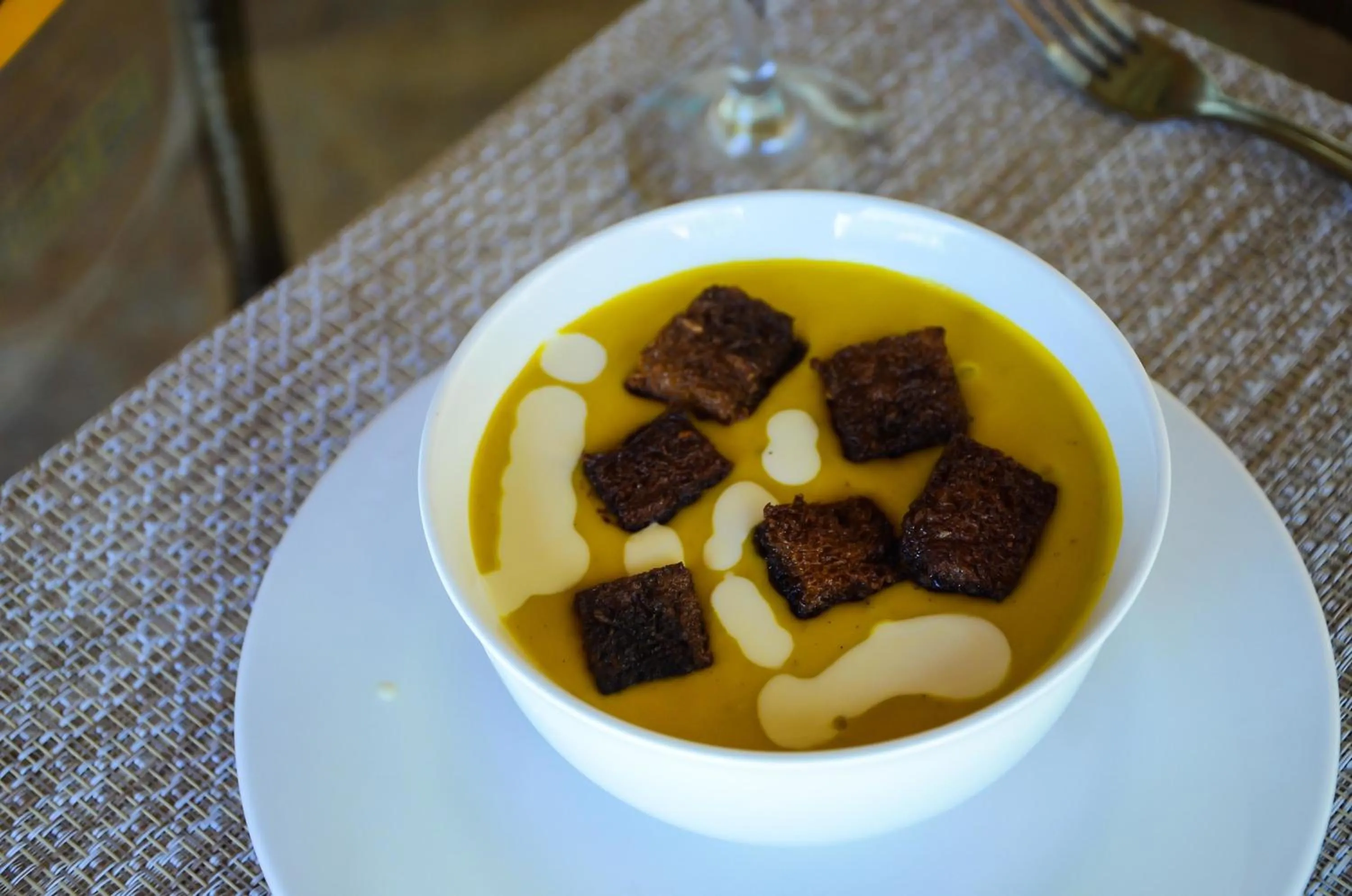 Food in Vanilla Sky Dive Resort