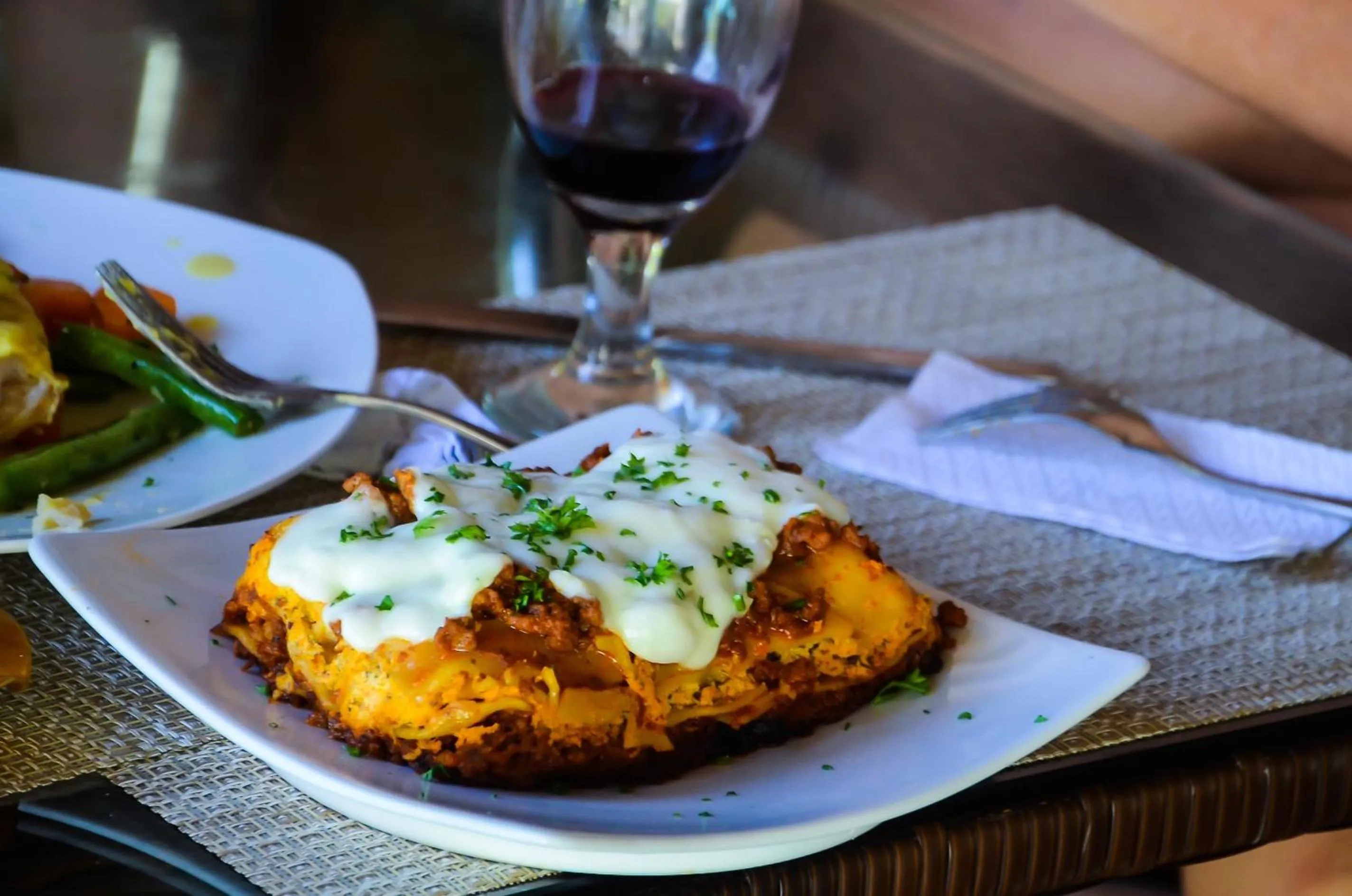 Food in Vanilla Sky Dive Resort