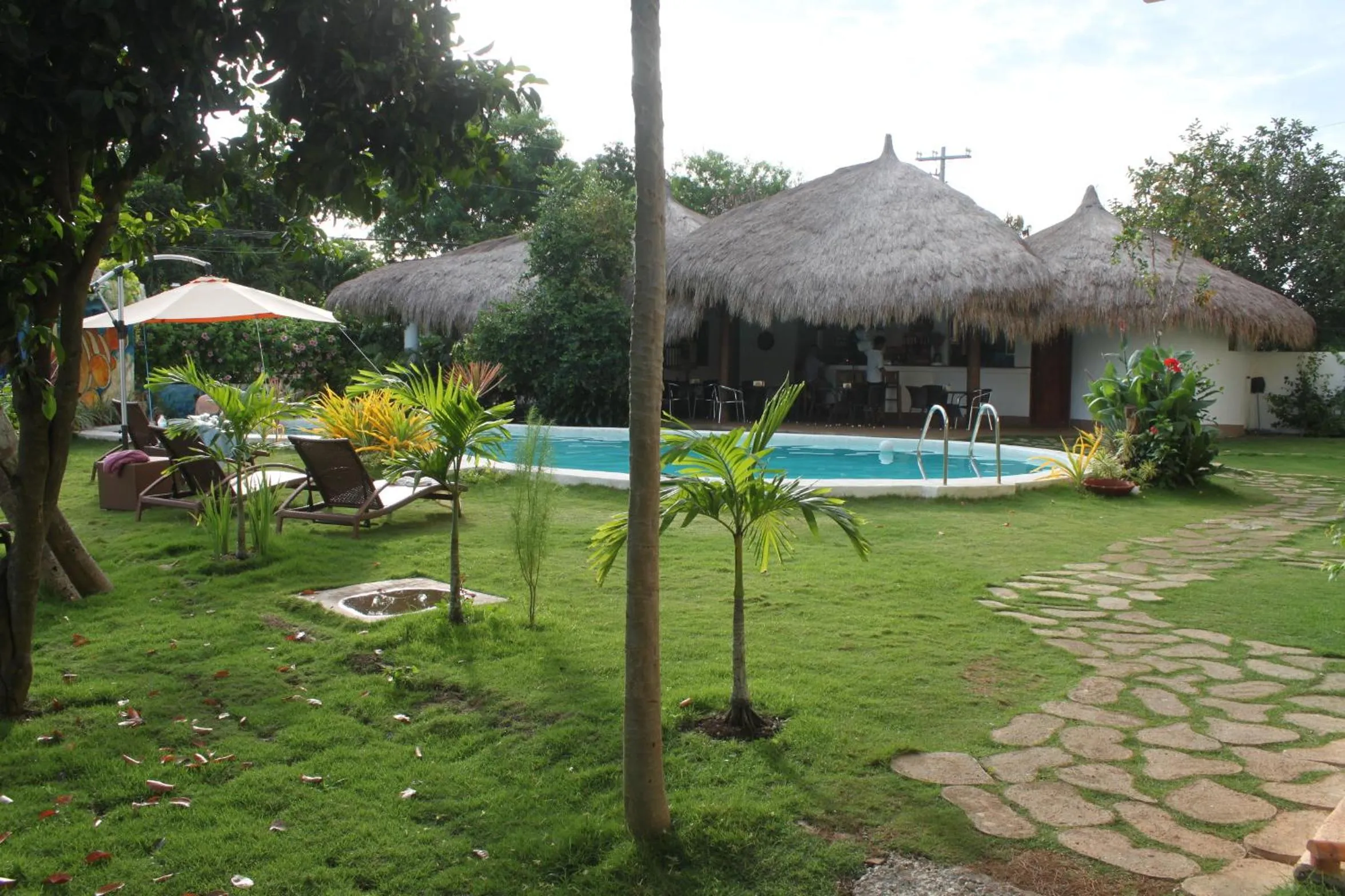 Garden in Vanilla Sky Dive Resort