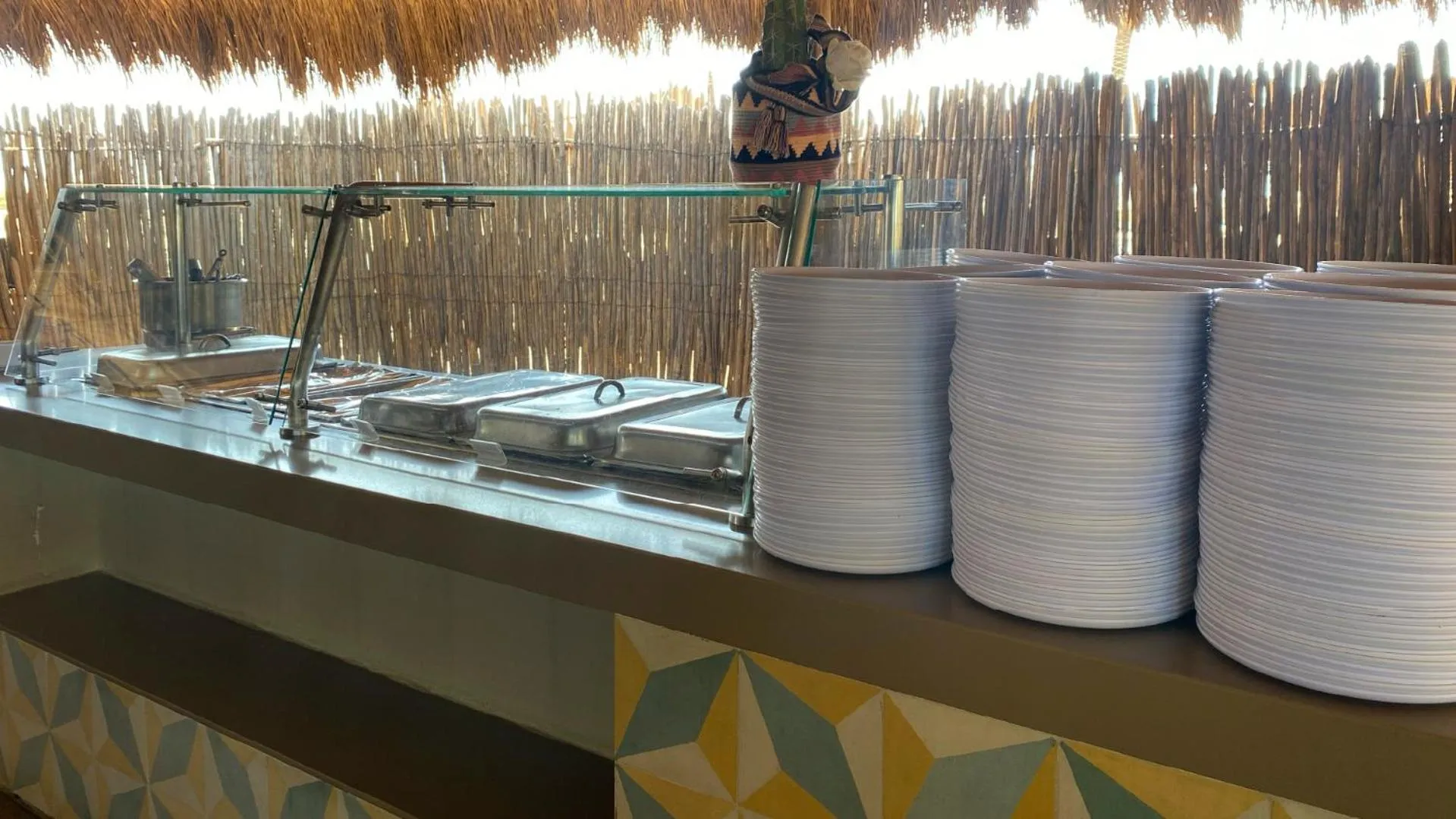 Buffet breakfast in Hotel Wayira Beach