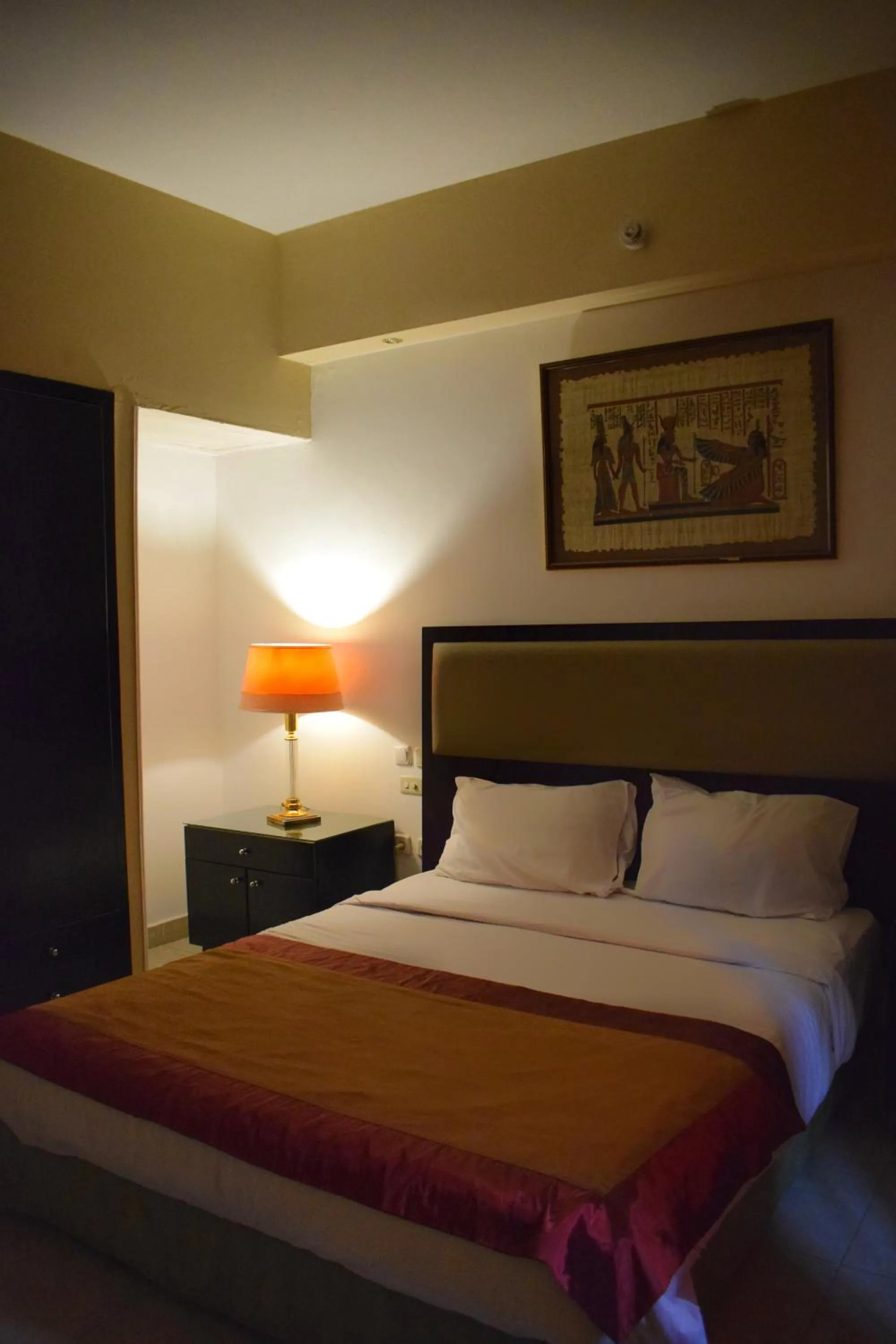 Bed in Desert View Sharm Hotel