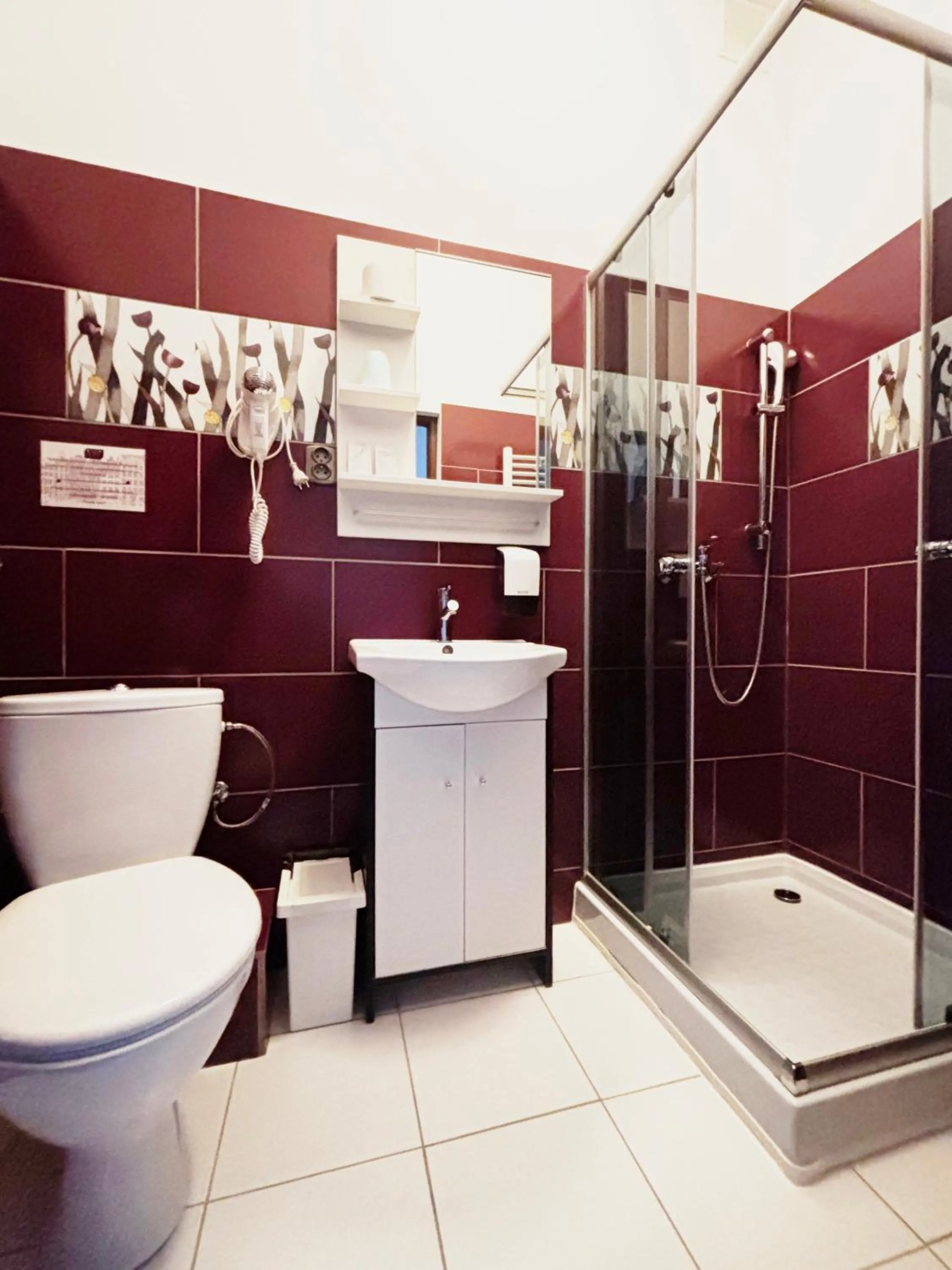 Shower in BedRooms Piotrkowska 64