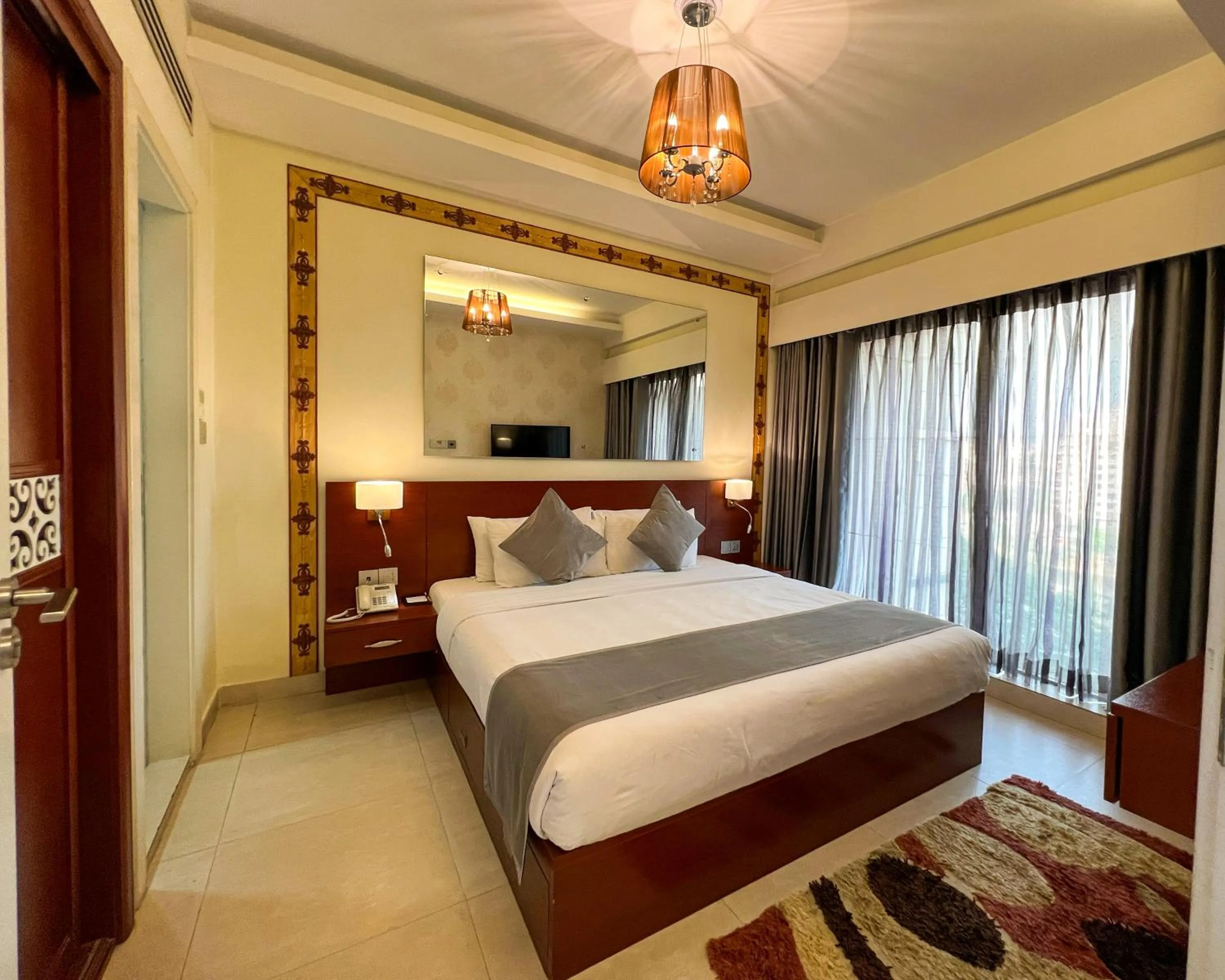 Bedroom in Coventina Lake Suites