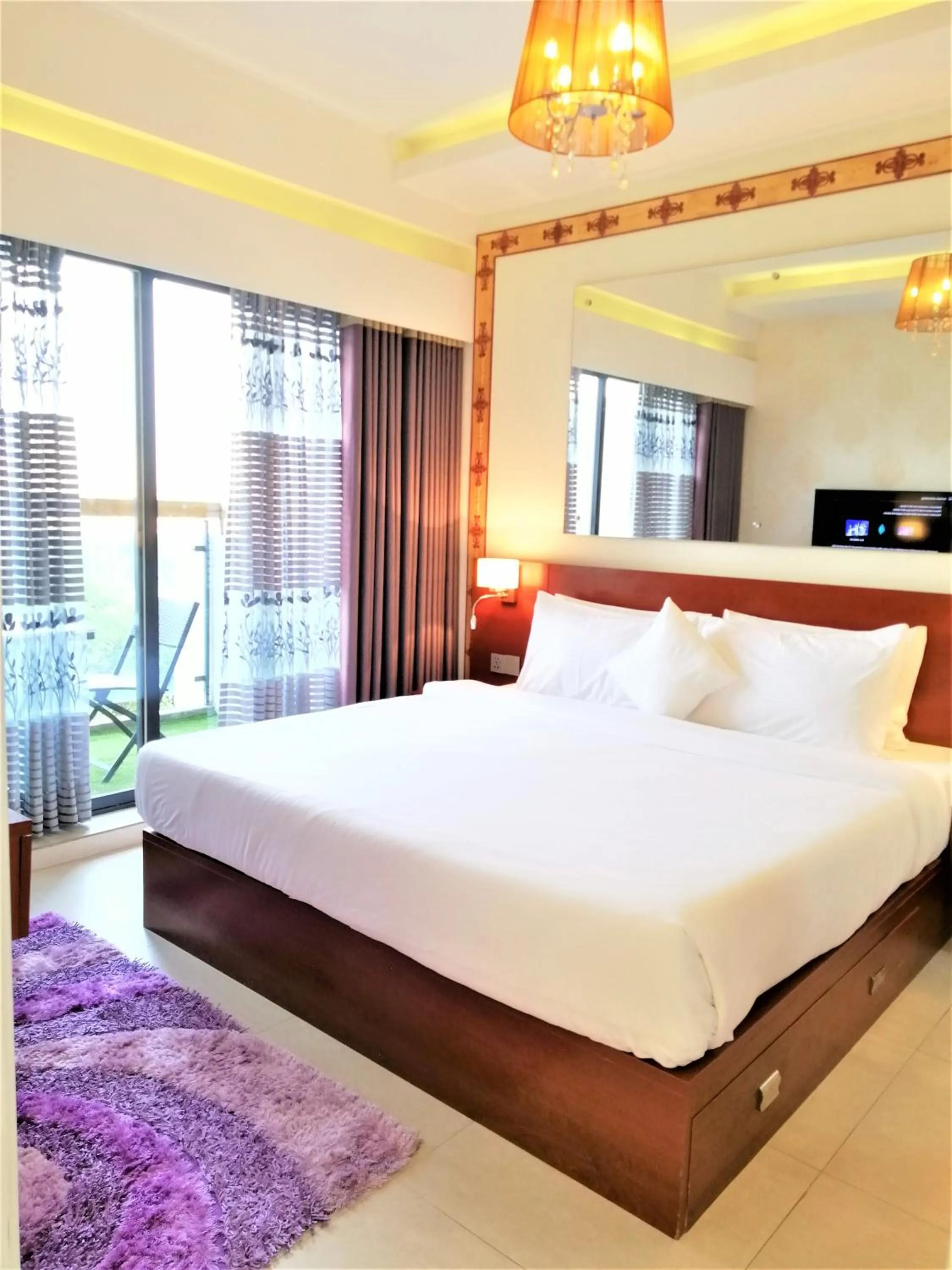 Bedroom in Coventina Lake Suites