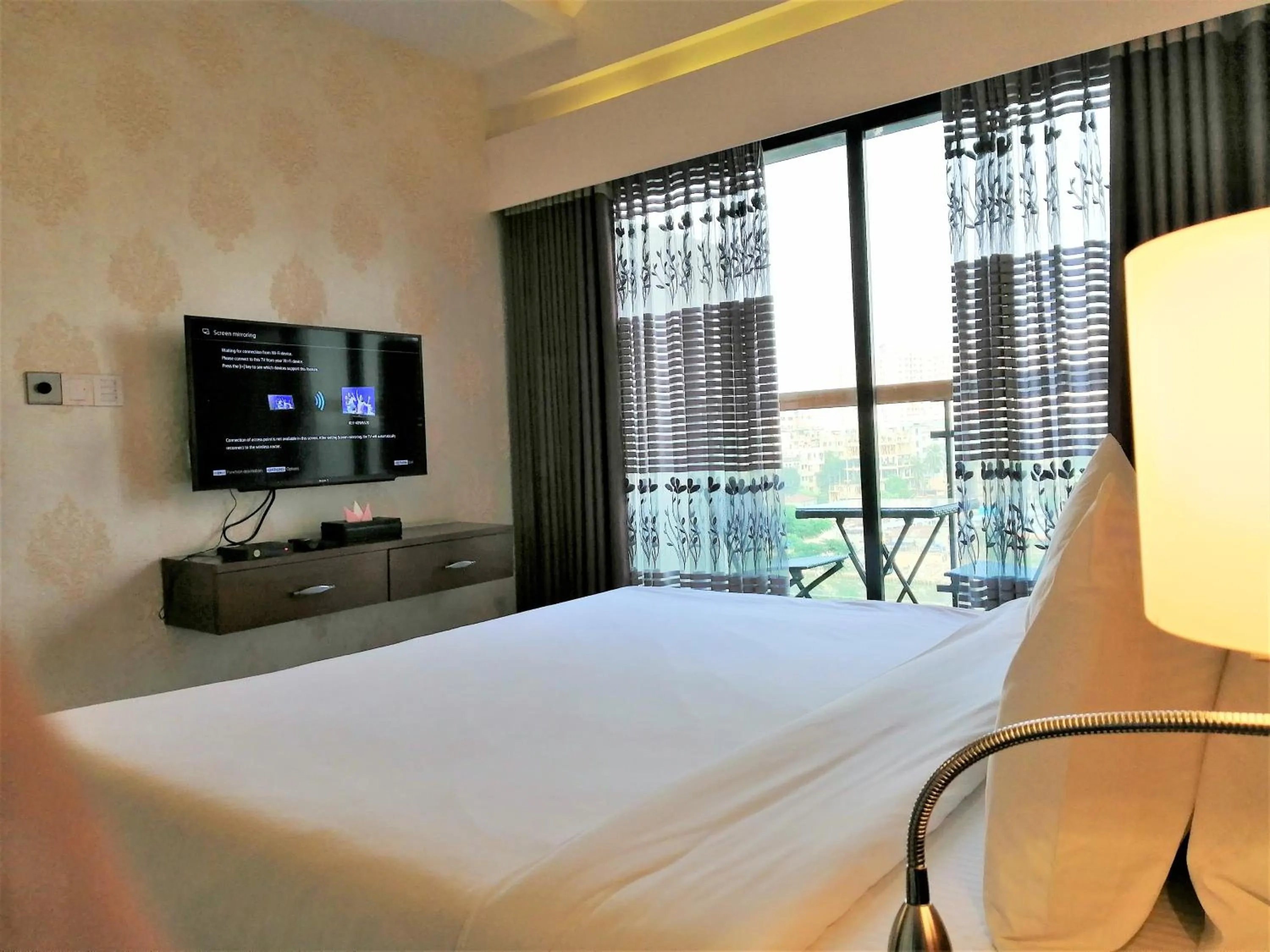 Bedroom in Coventina Lake Suites