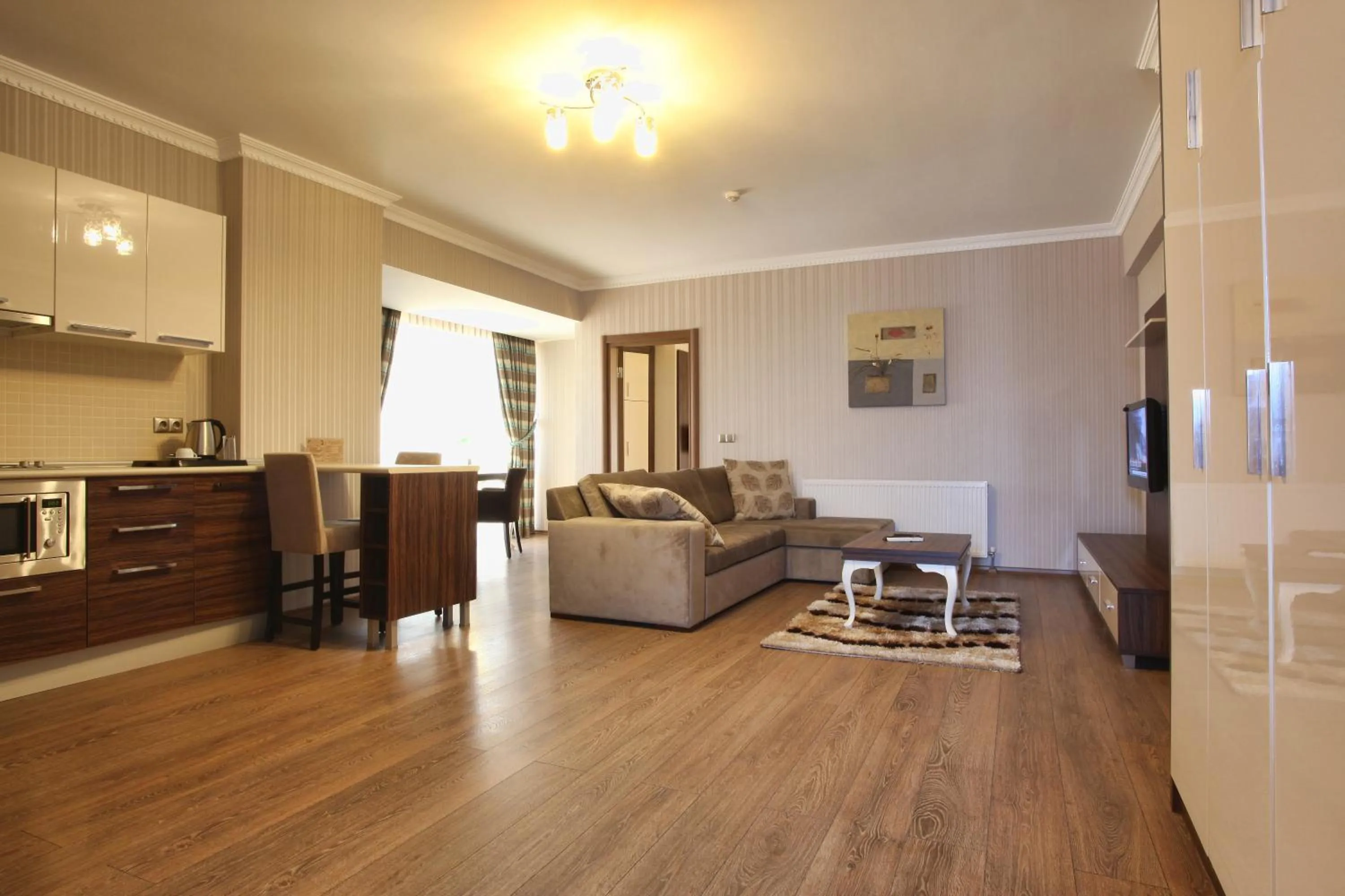 Kitchen or kitchenette in Balturk House Hotel