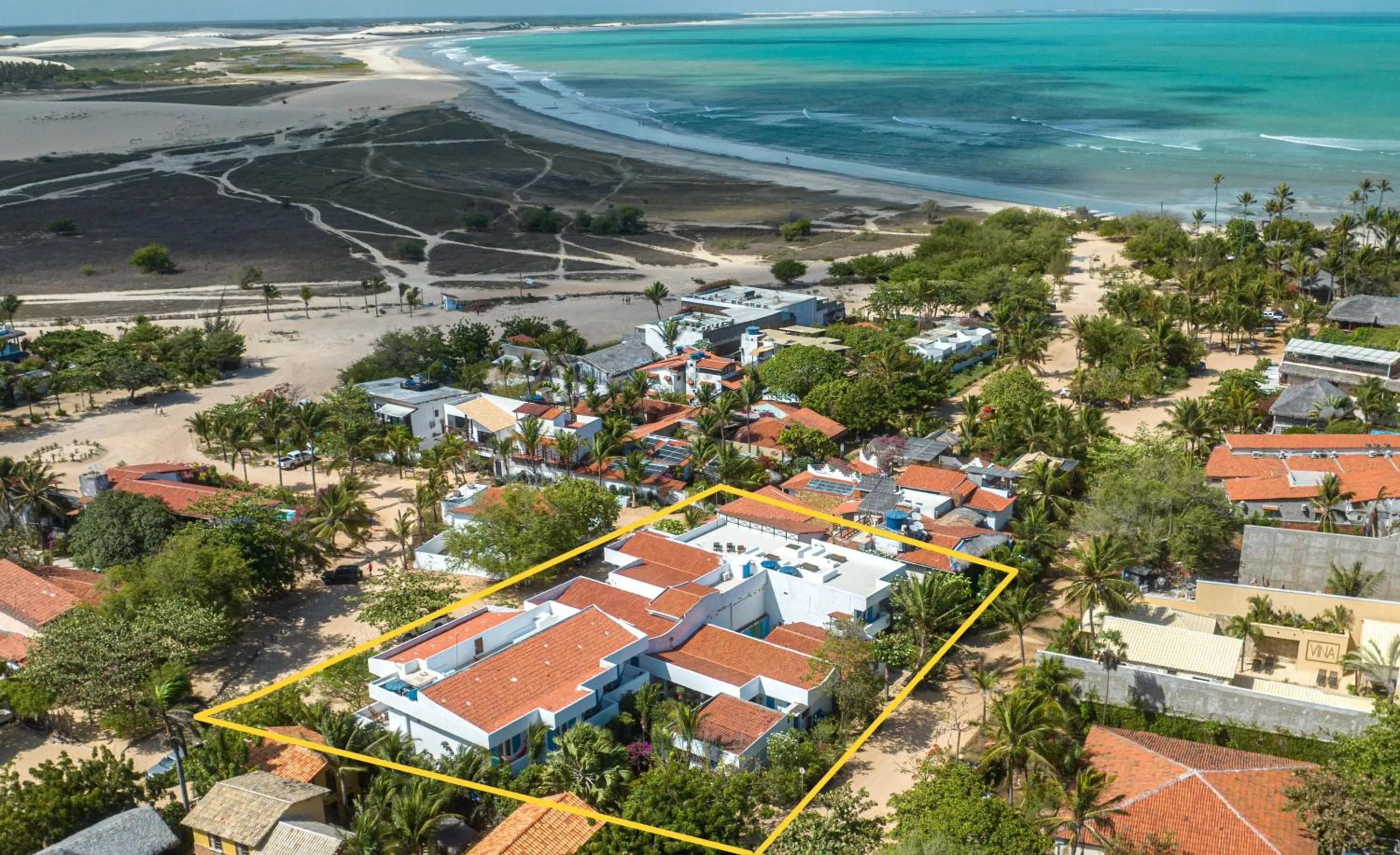 Bird's eye view in Pousada Caminho da Praia