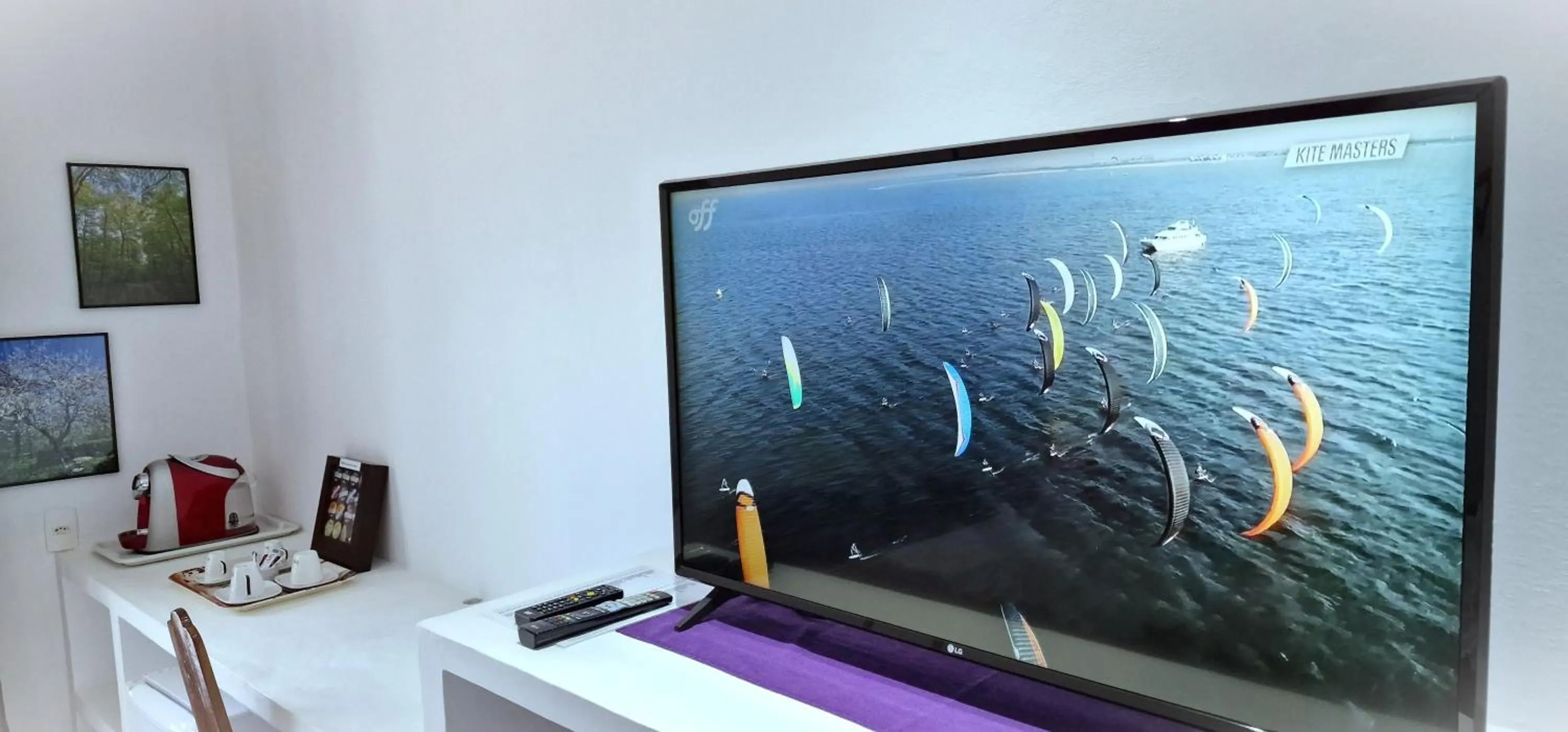 TV and multimedia in Pousada Caminho da Praia