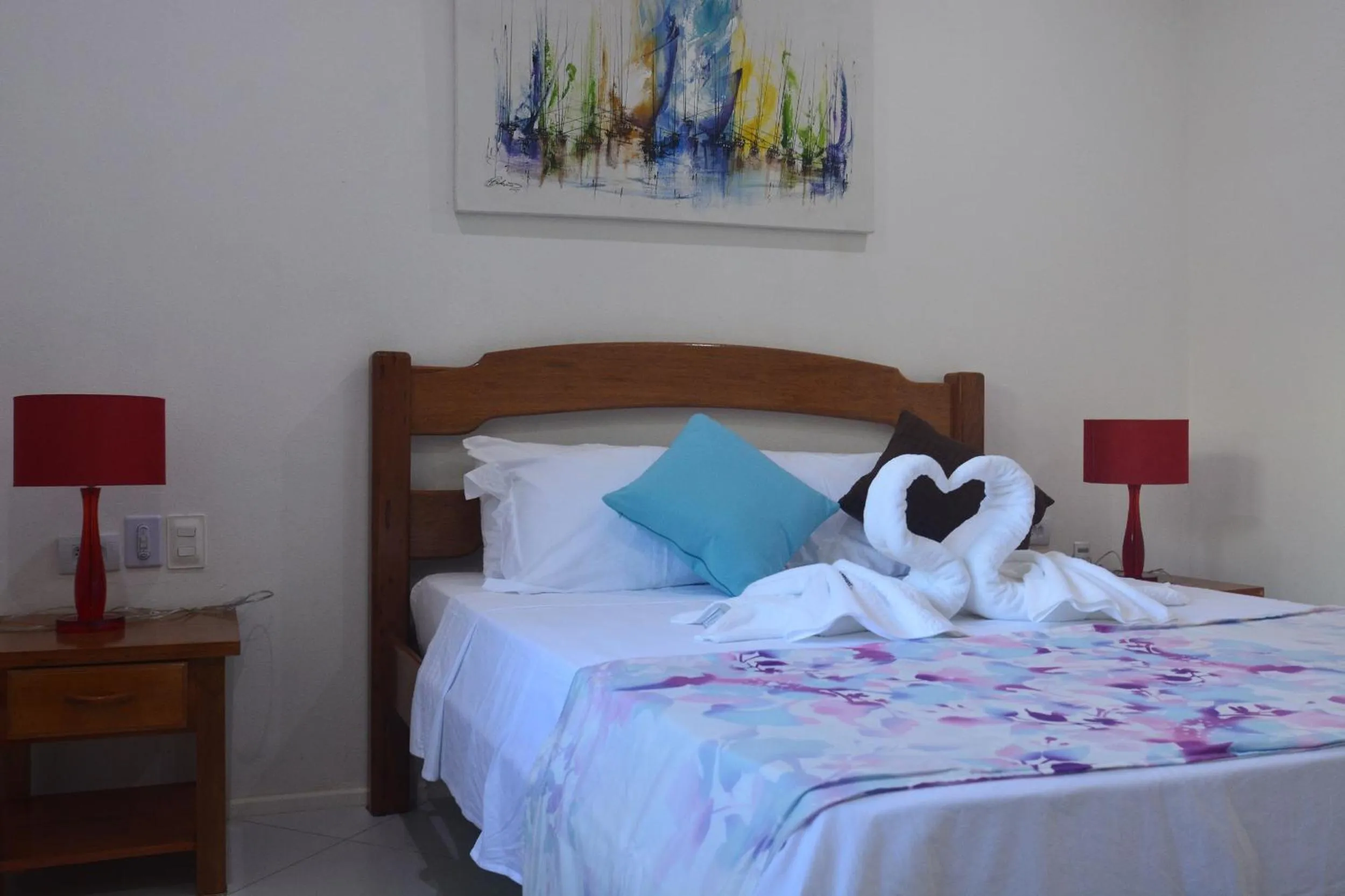 Bed in Pousada Caminho da Praia