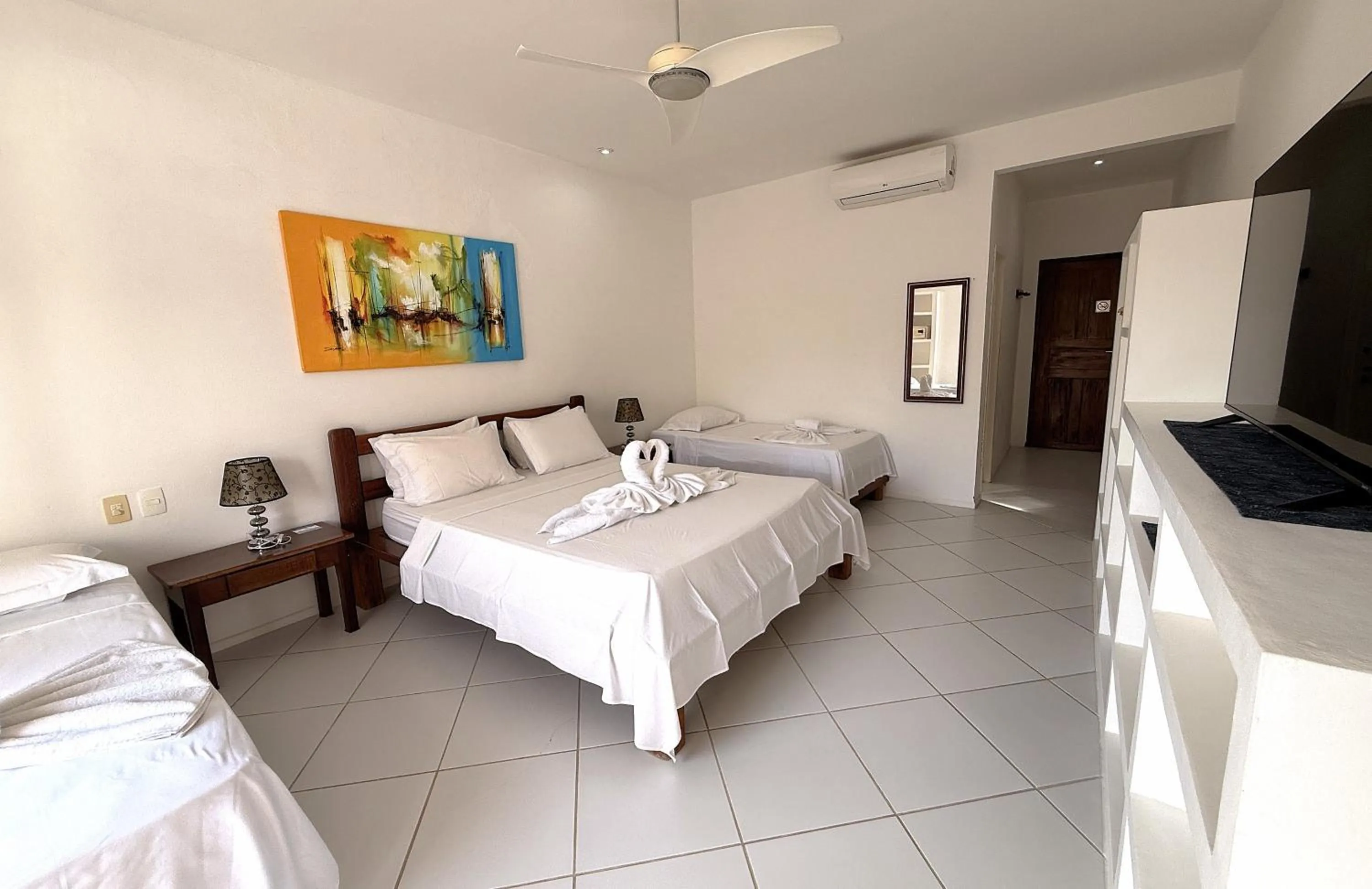 Bedroom, Bed in Pousada Caminho da Praia