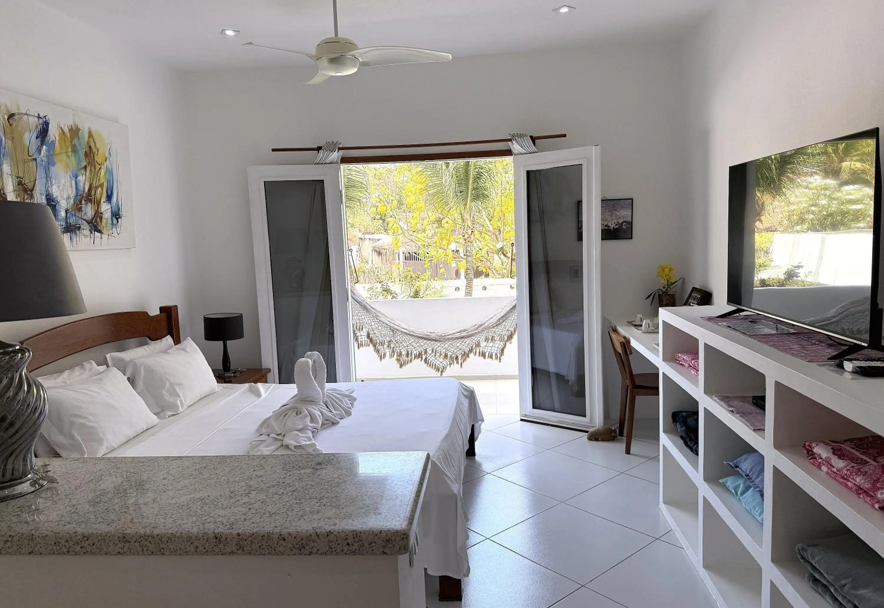 Bedroom, Bed in Pousada Caminho da Praia