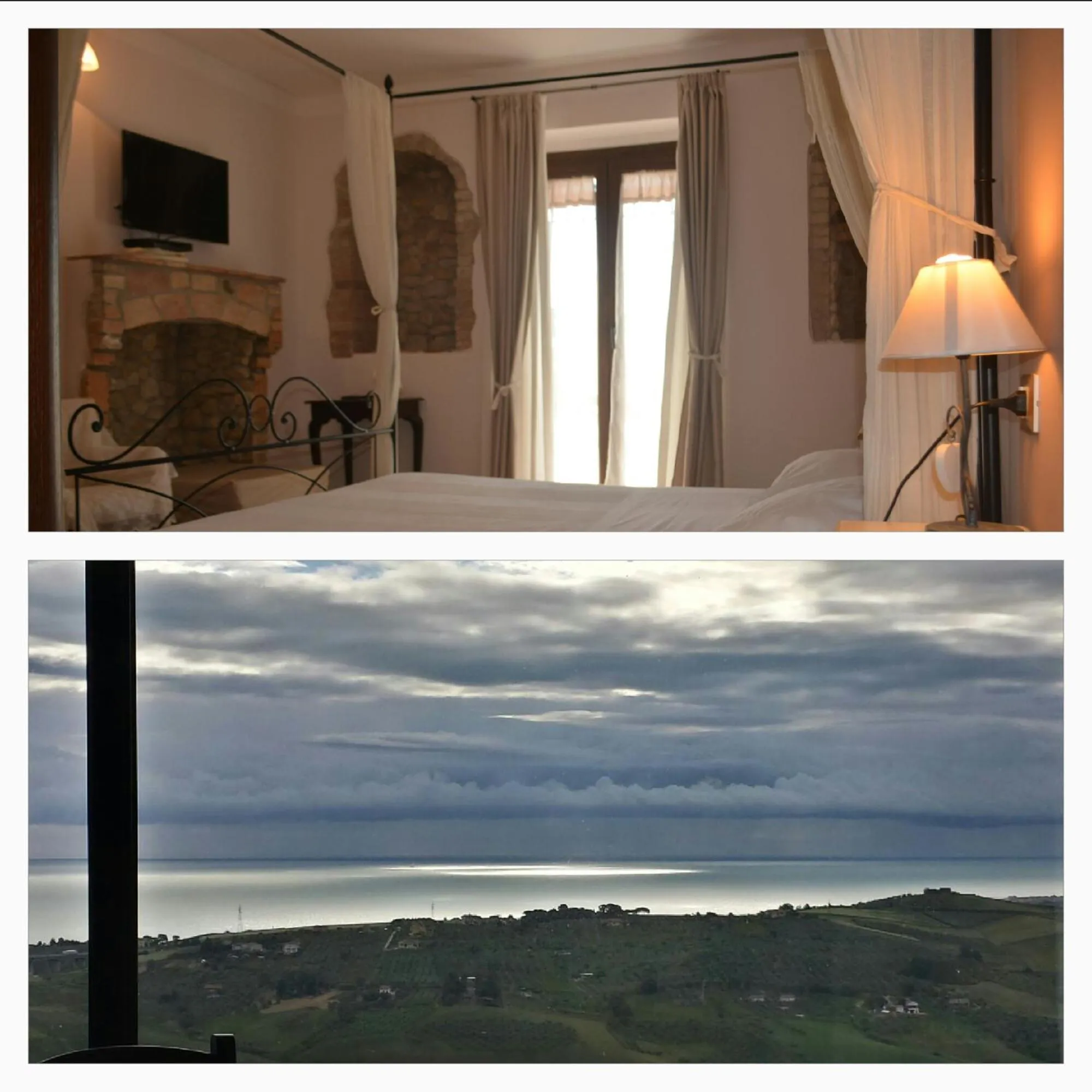 Bed in Villa Polercia