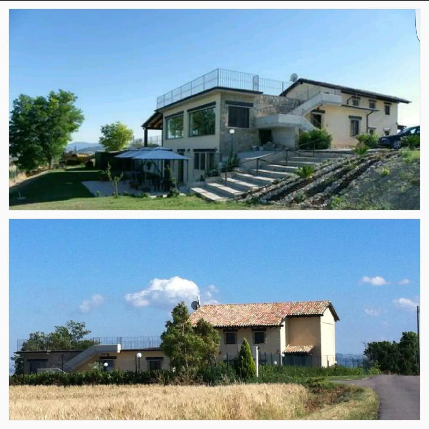 Facade/entrance in Villa Polercia