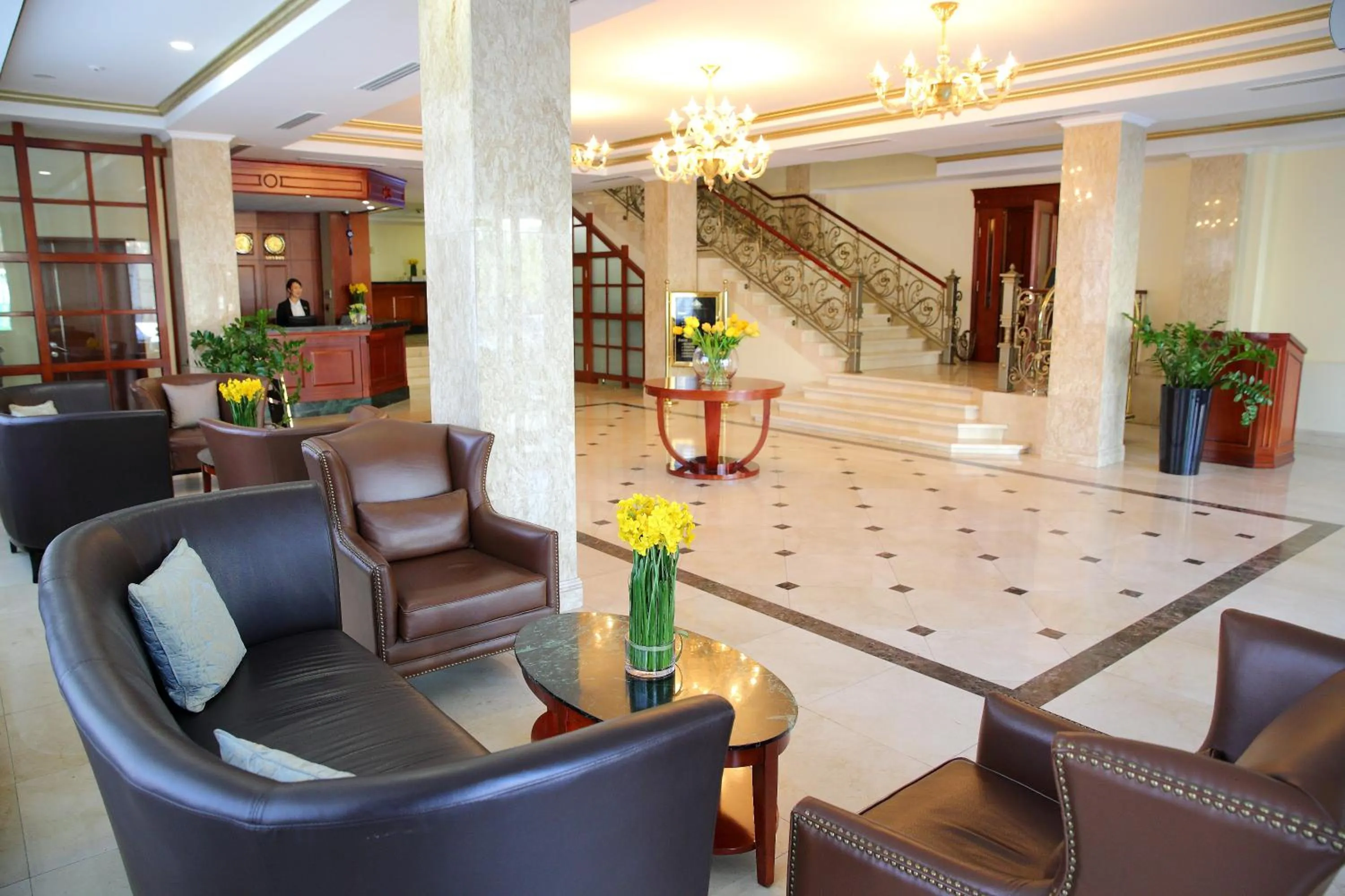 Lobby or reception in Park Hotel Bishkek