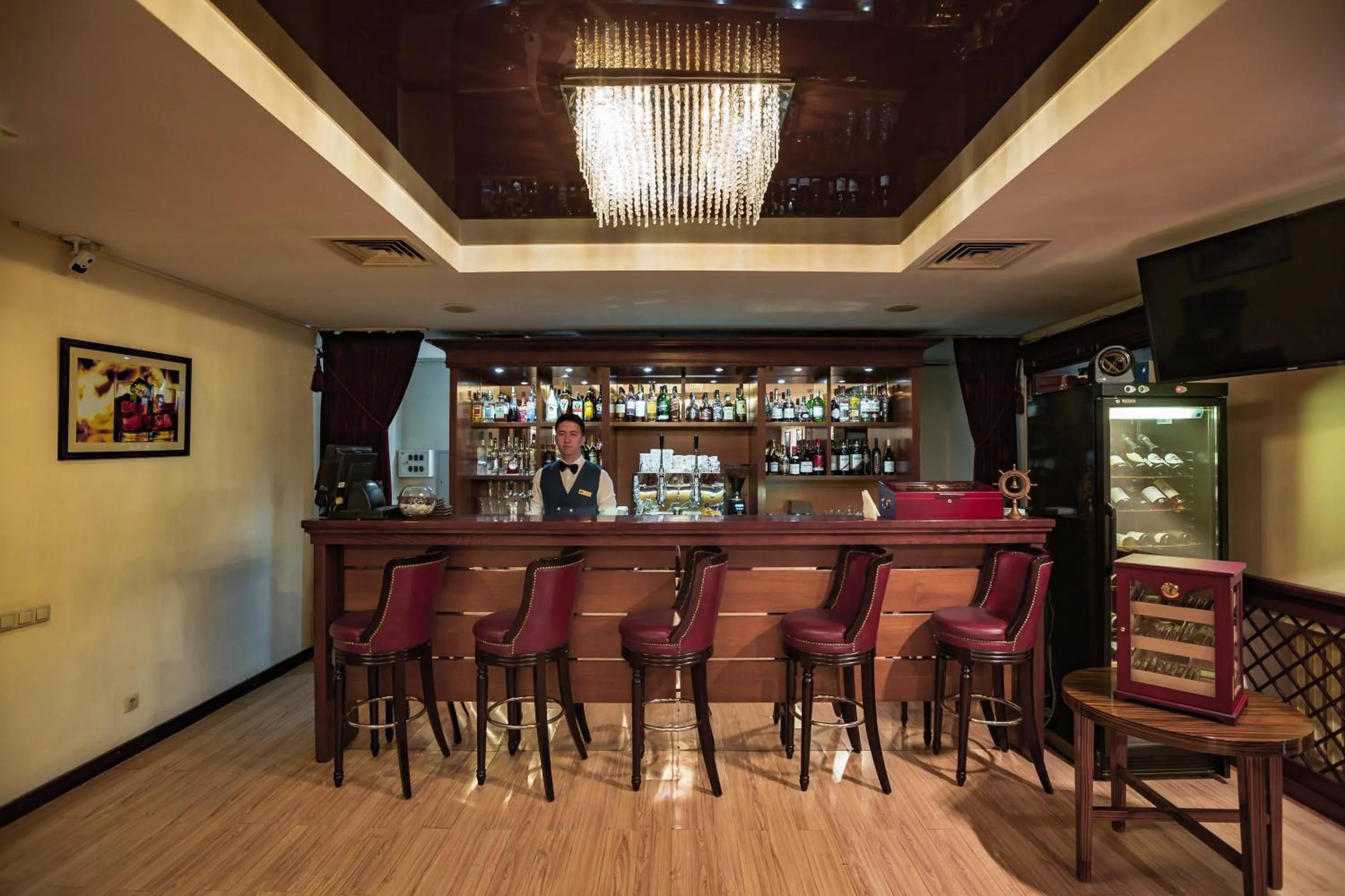 Lounge or bar in Park Hotel Bishkek
