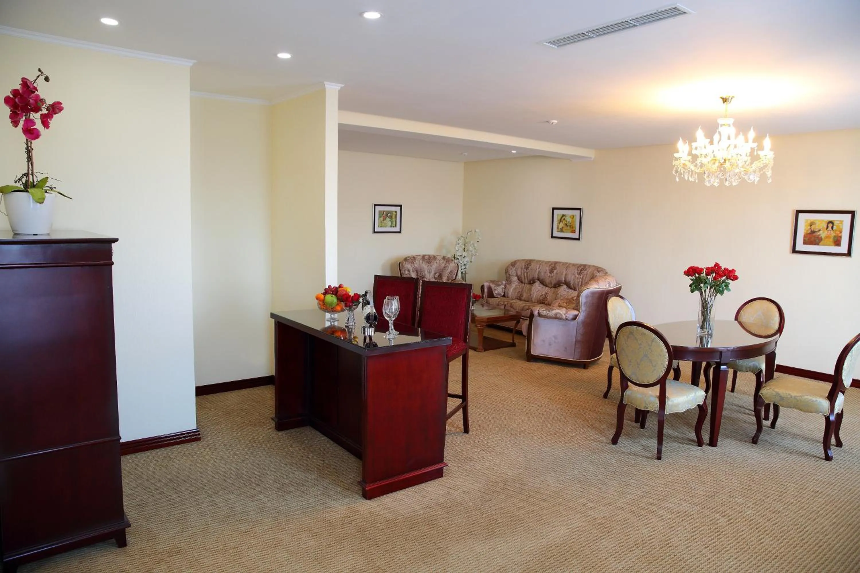 Living room in Park Hotel Bishkek