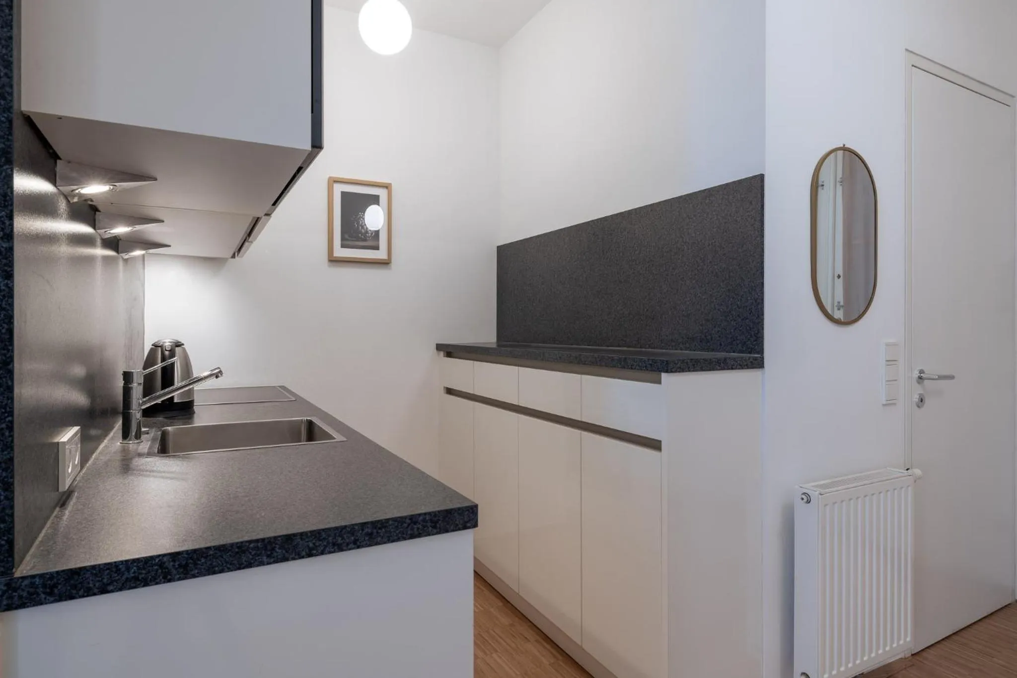 Kitchen or kitchenette in My Home in Vienna - Smart Apartments - Landstraße