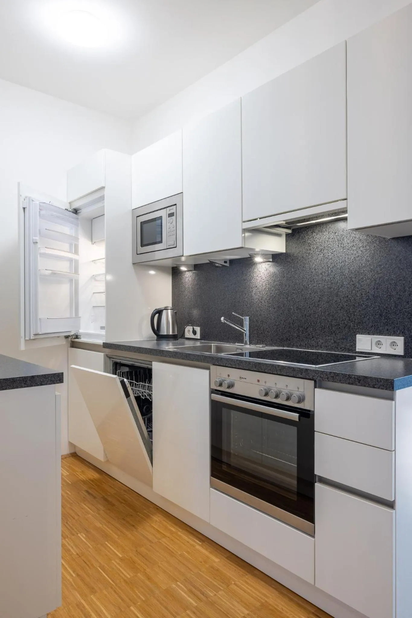 Kitchen or kitchenette in My Home in Vienna - Smart Apartments - Landstraße