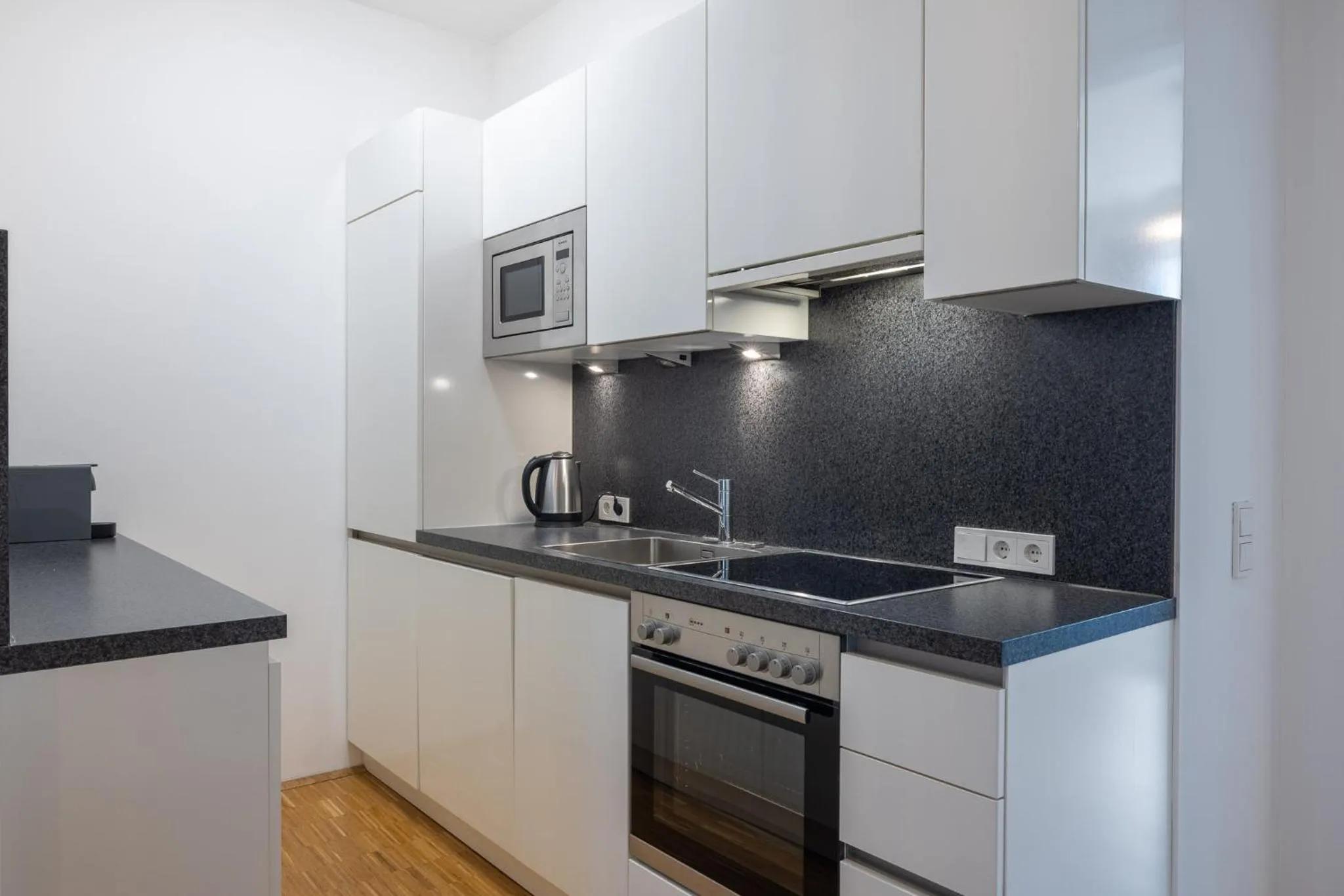 Kitchen or kitchenette in My Home in Vienna - Smart Apartments - Landstraße