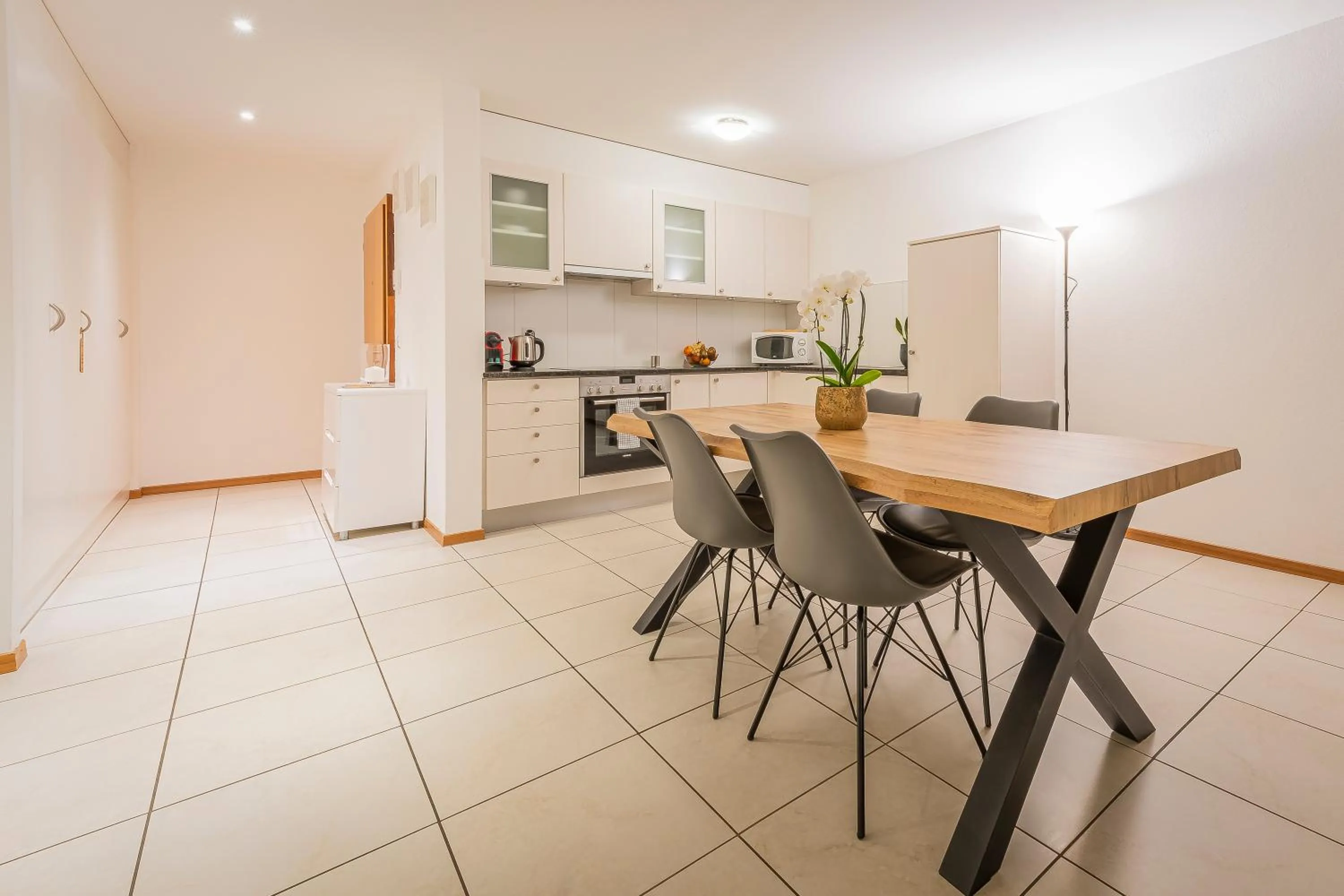 Kitchen or kitchenette in Los Lorentes Residences Bulle