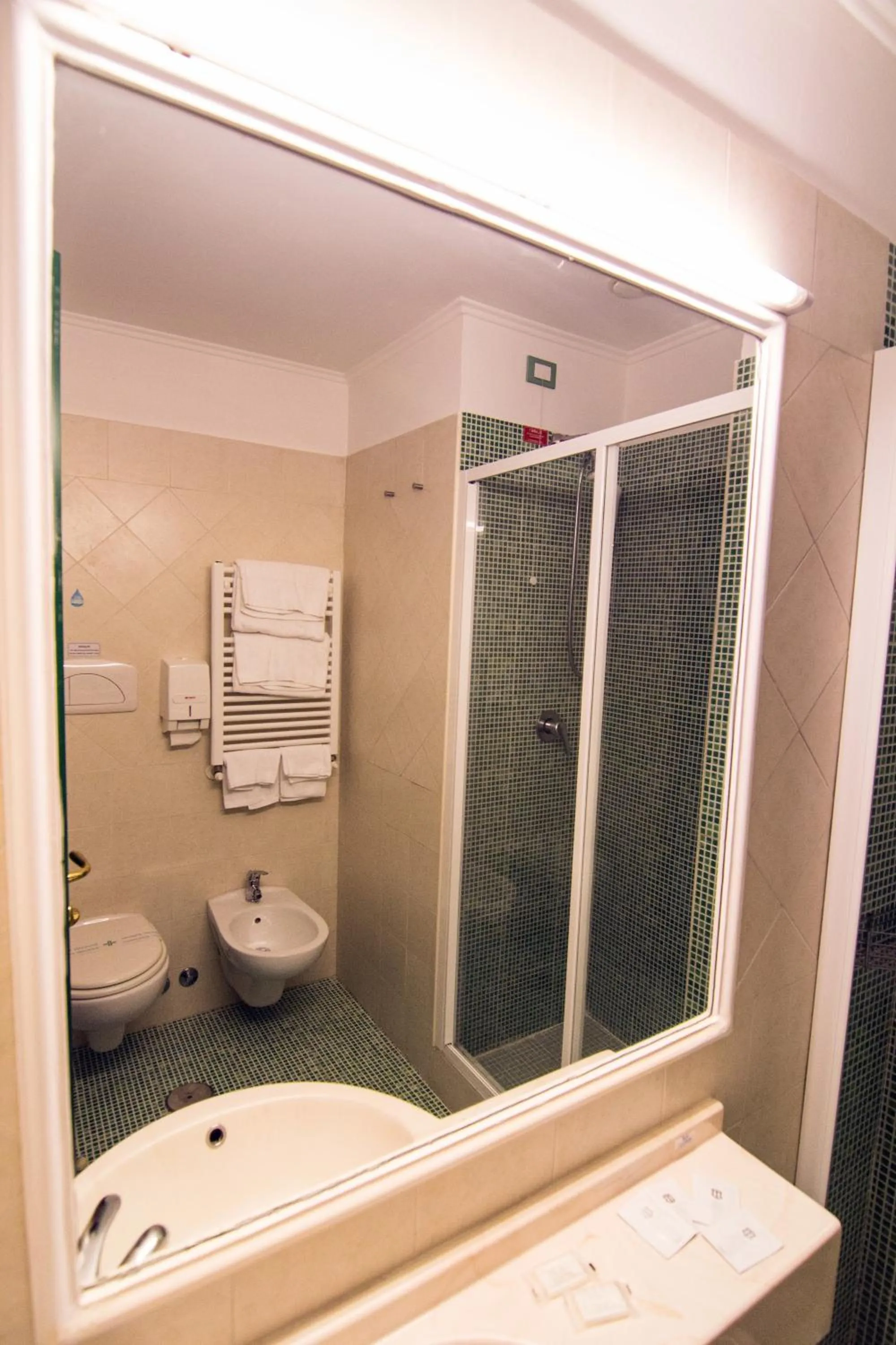 Bathroom in Hotel degli Amici