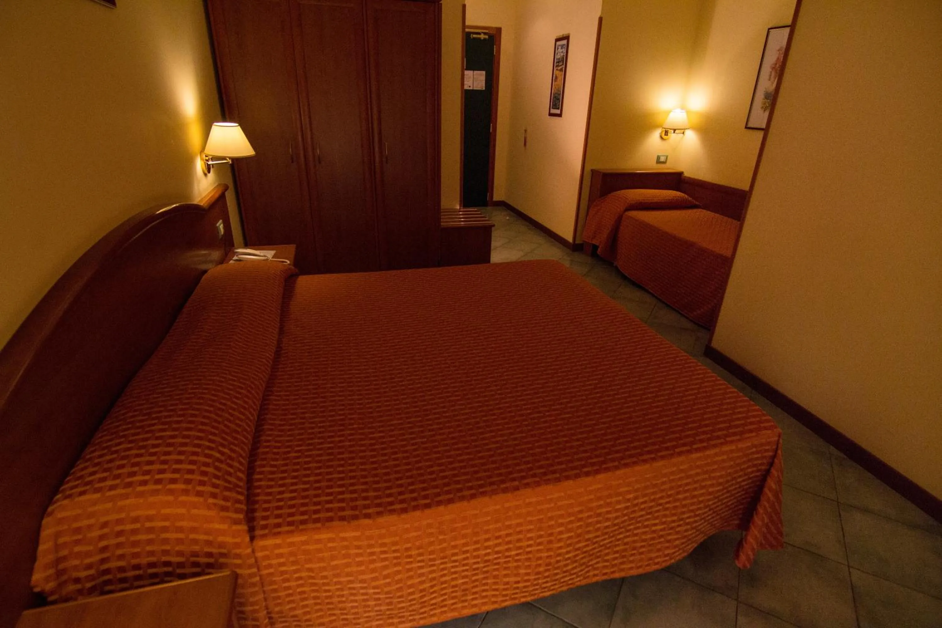 Bedroom, Bed in Hotel degli Amici