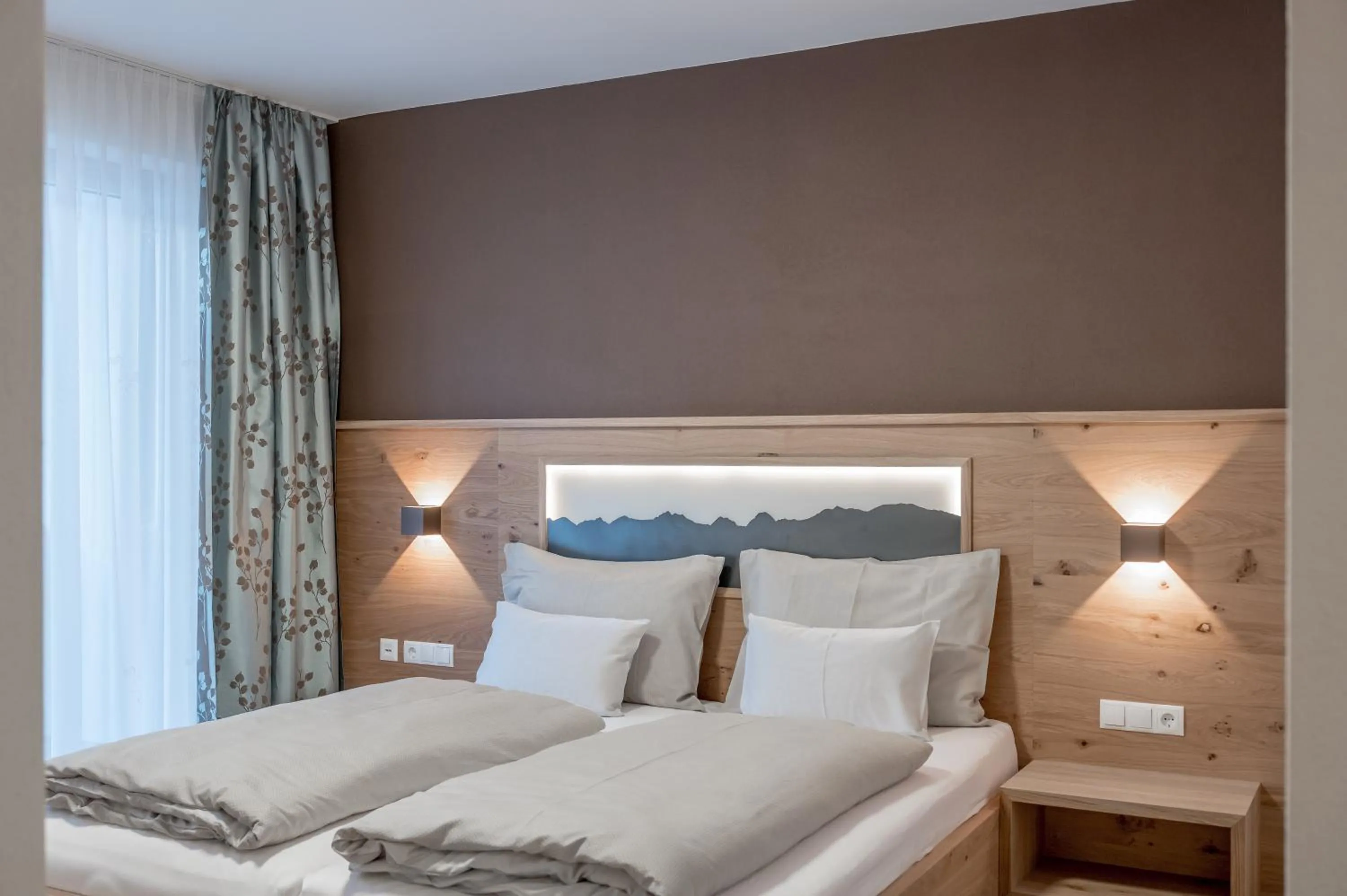 Bed in Hotel Mathiesn