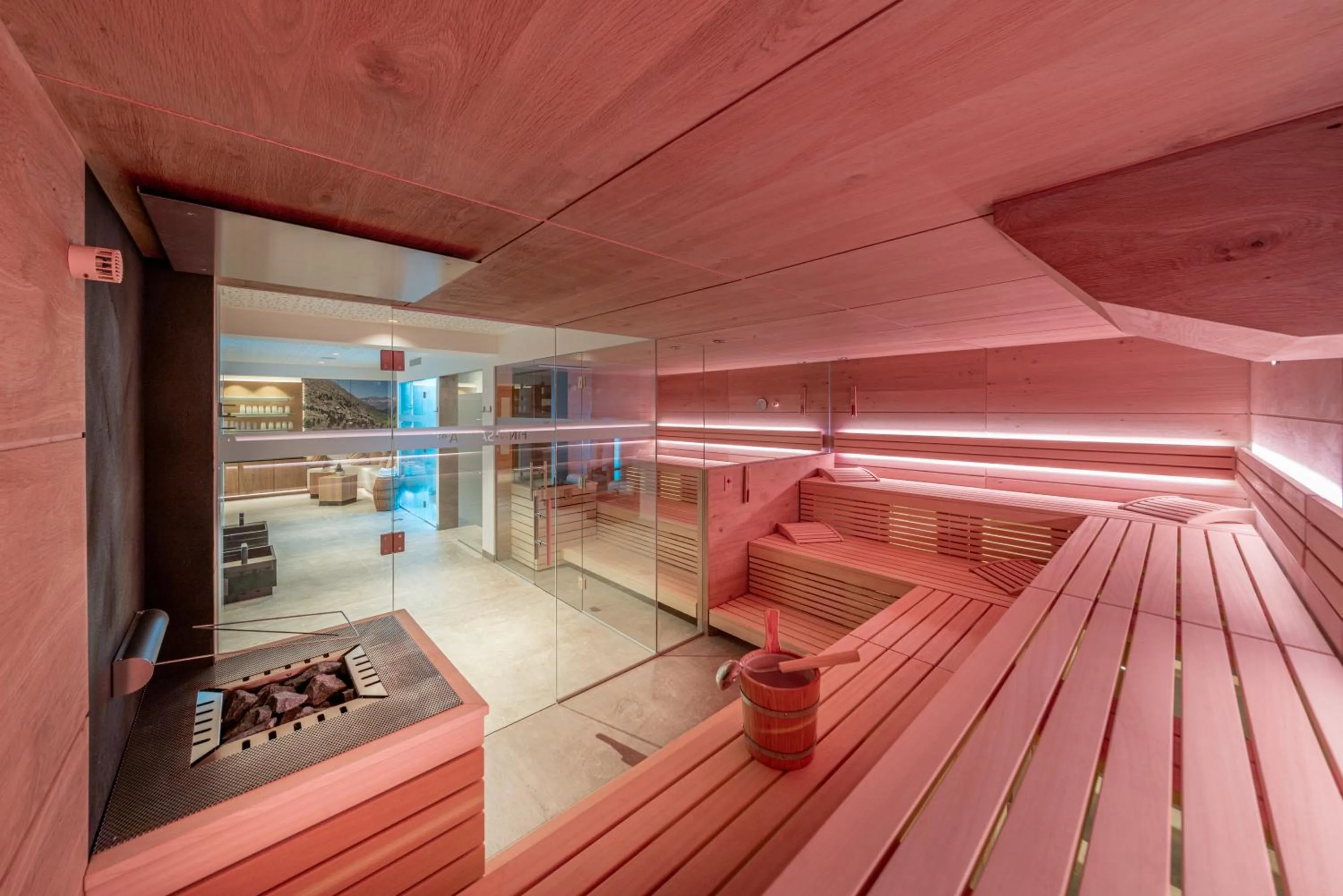 Sauna in Hotel Mathiesn