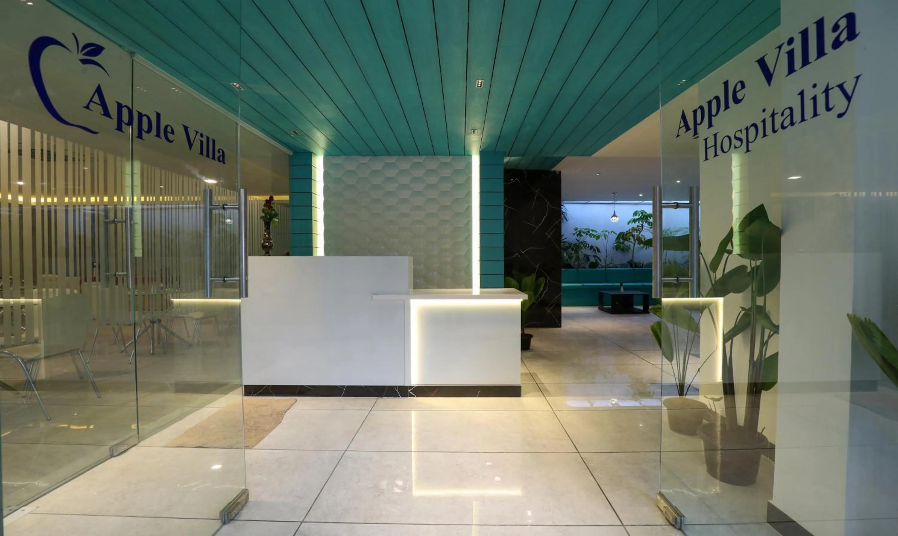 Lobby or reception in Treebo Apple Villa