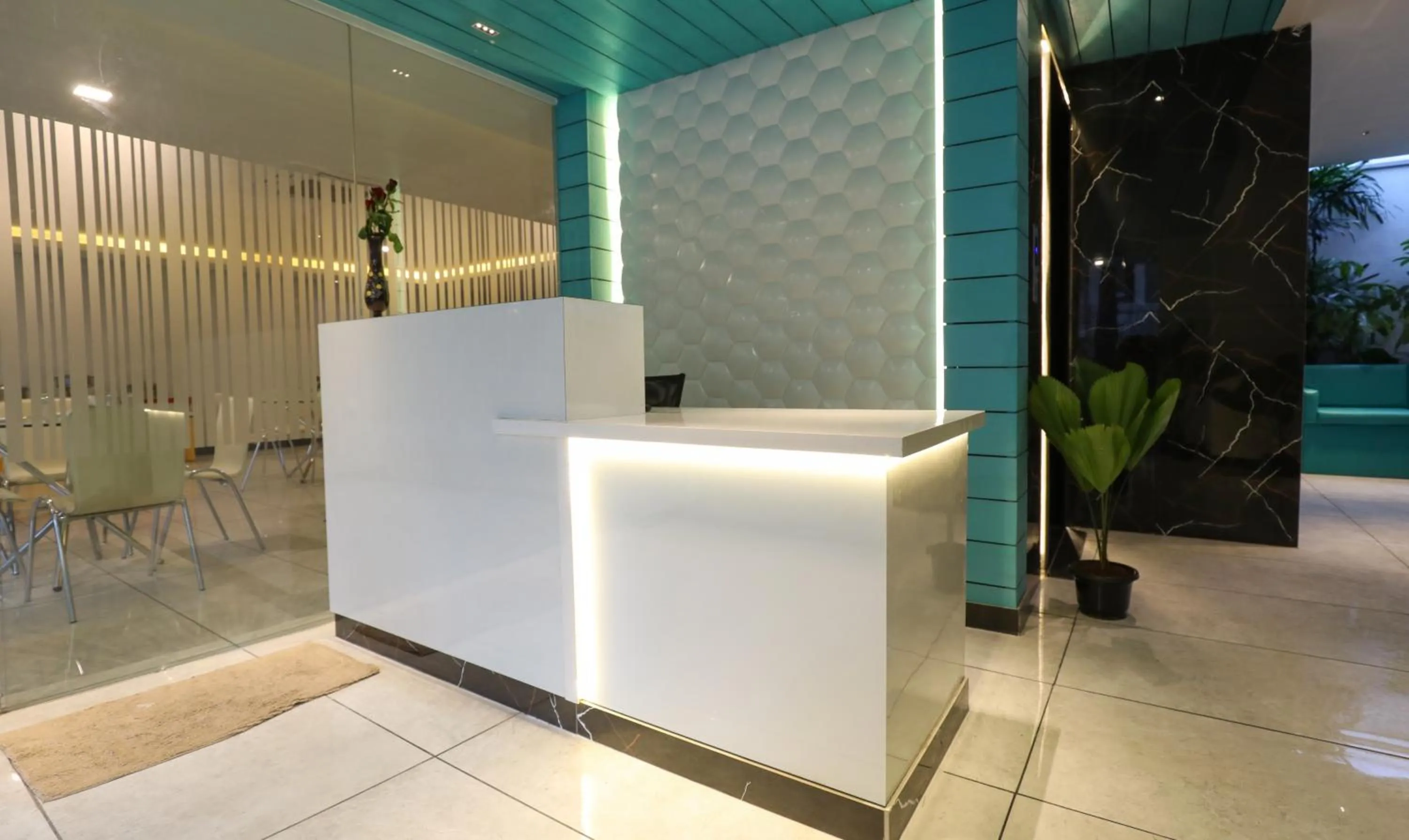 Lobby or reception in Treebo Apple Villa