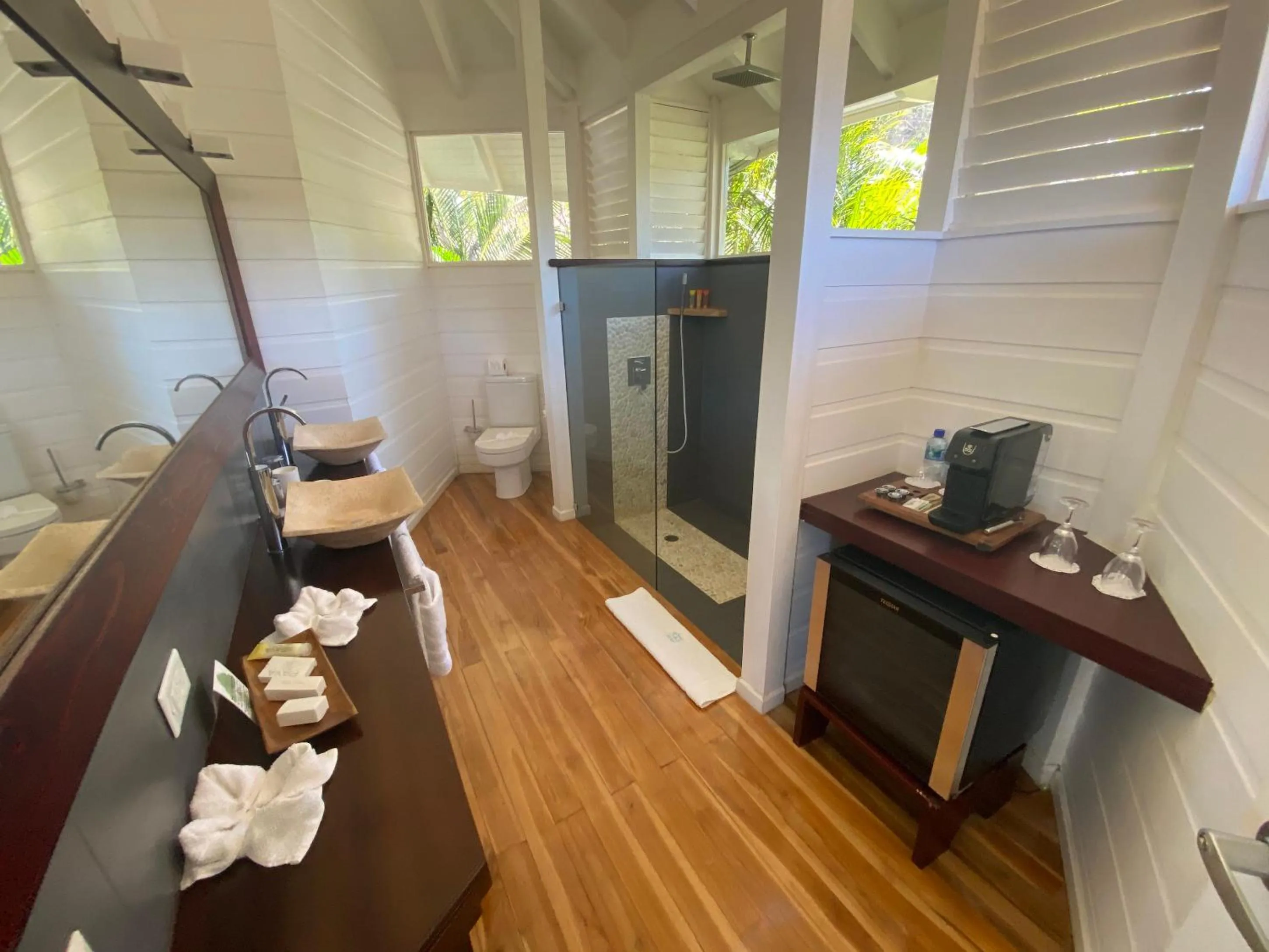 Shower in Mikado Natural Lodge