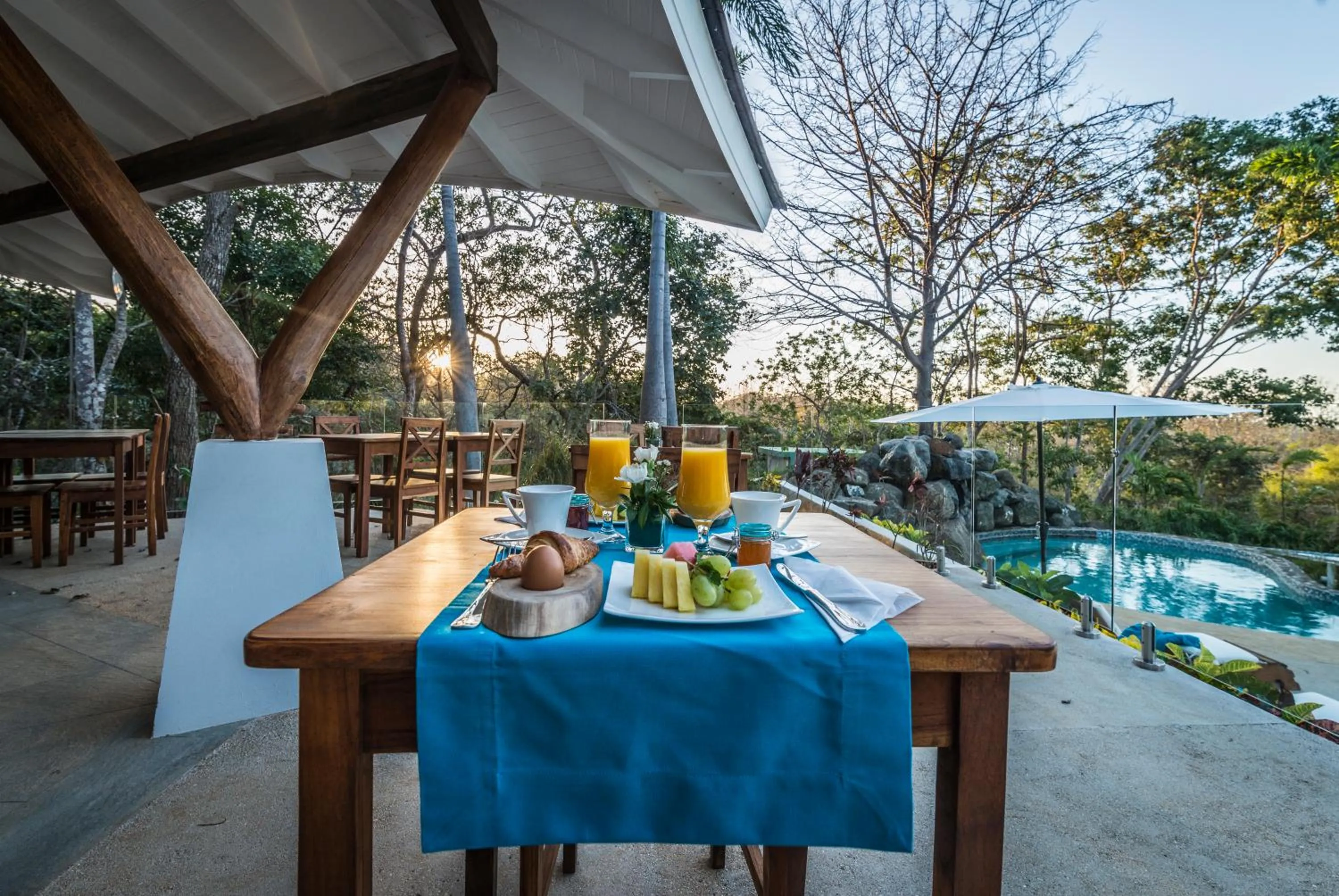 Patio in Mikado Natural Lodge