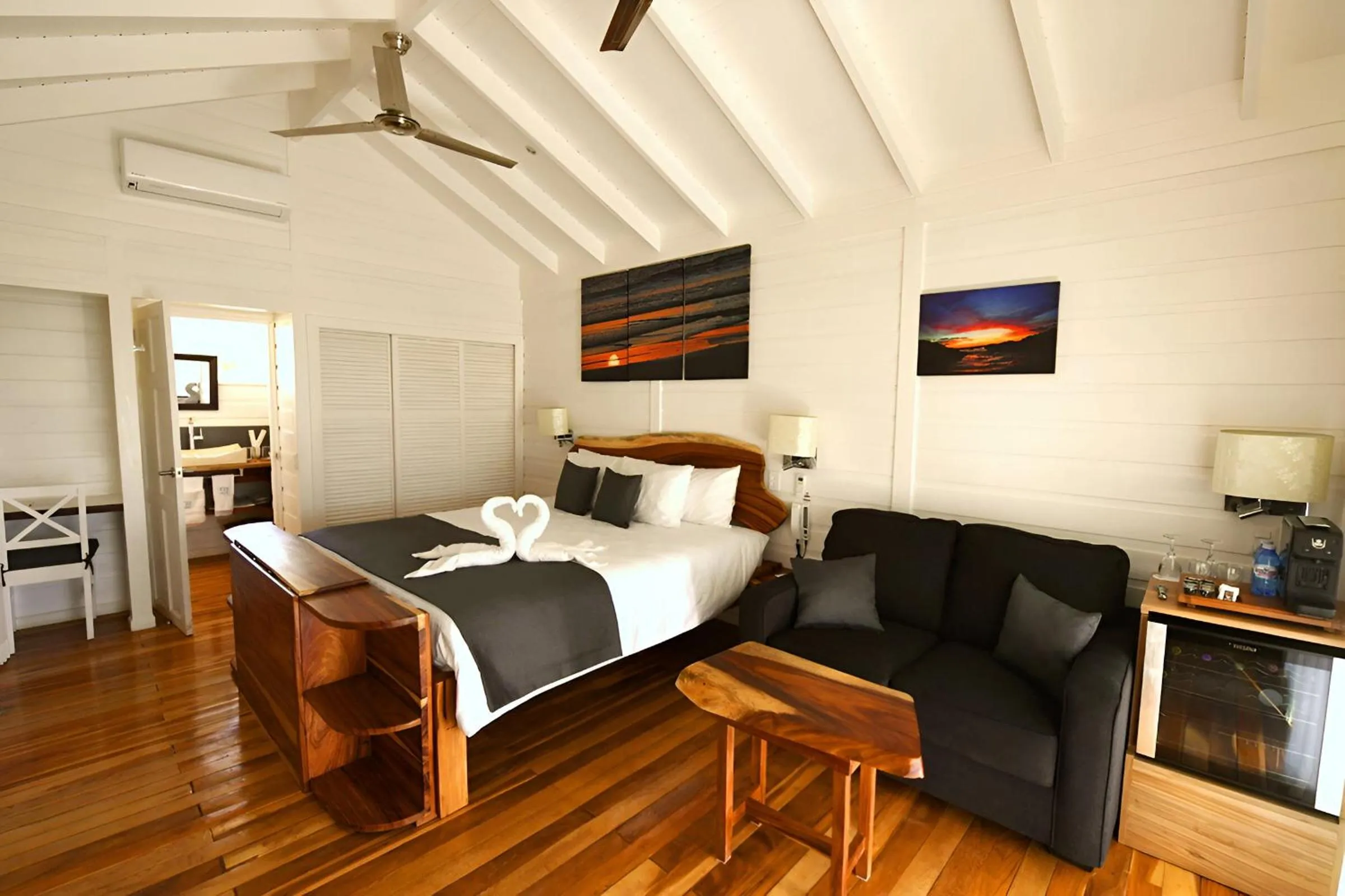 Bed in Mikado Natural Lodge