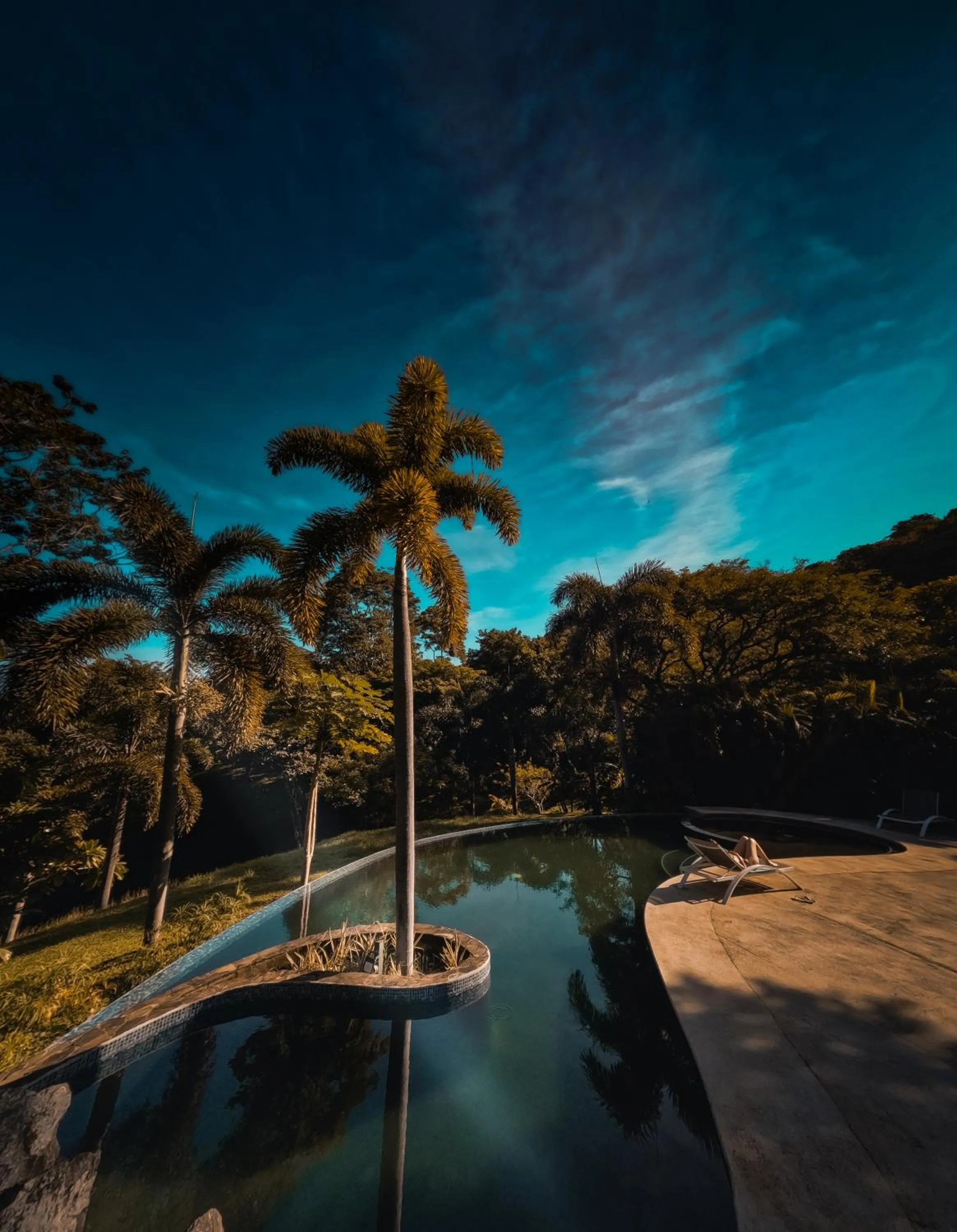 Pool view in Mikado Natural Lodge