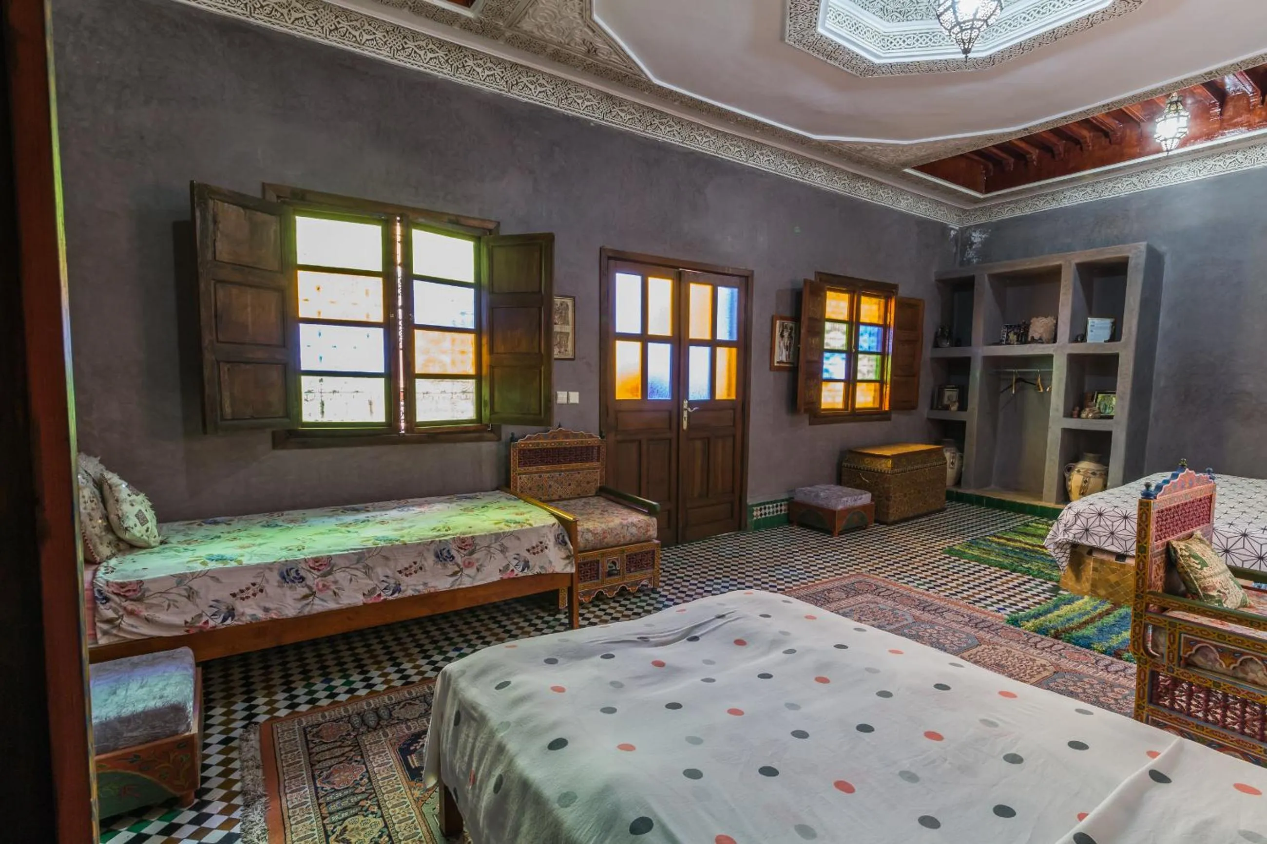 Bed in Riad L'Artiste