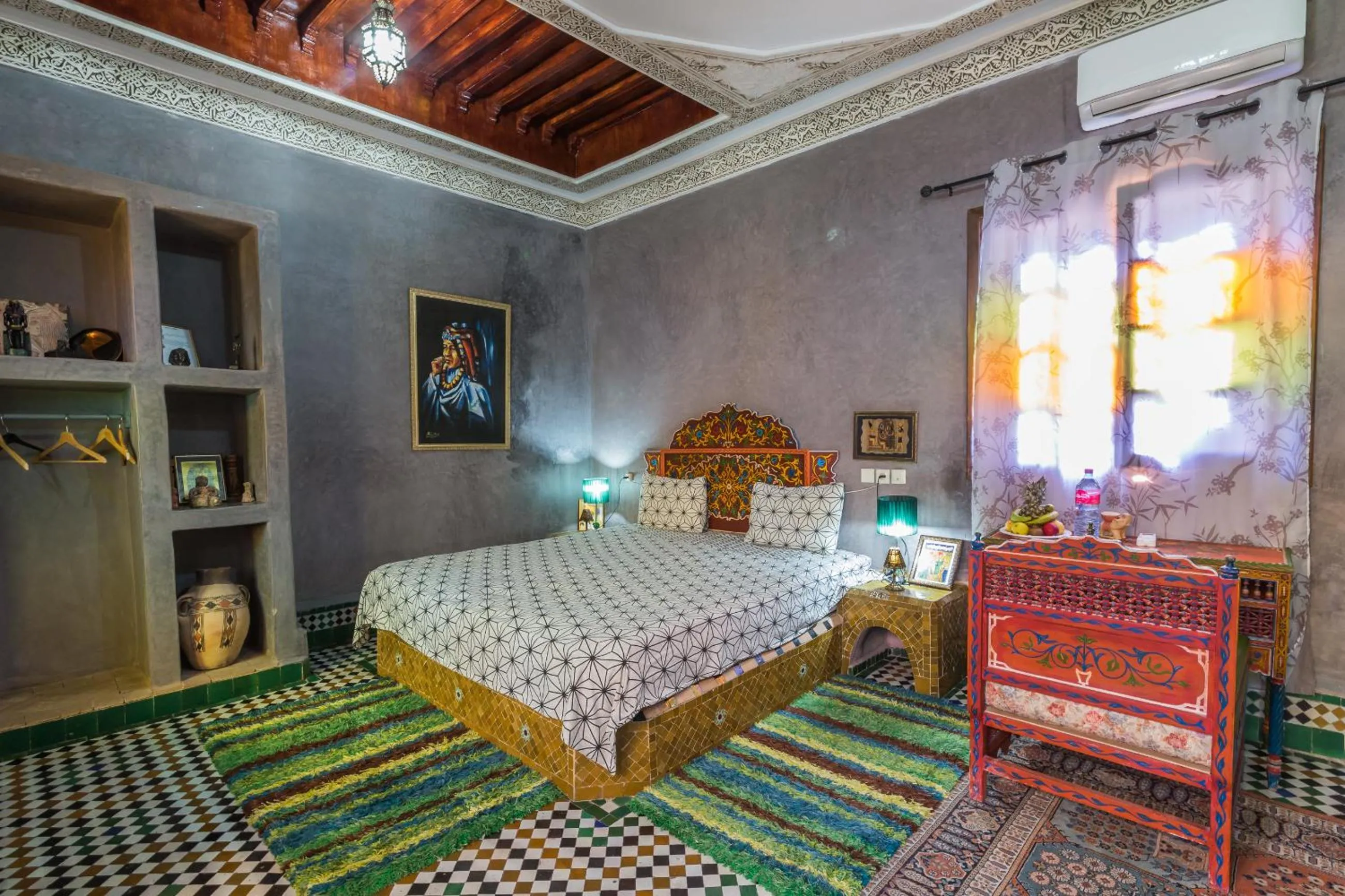 Bed in Riad L'Artiste