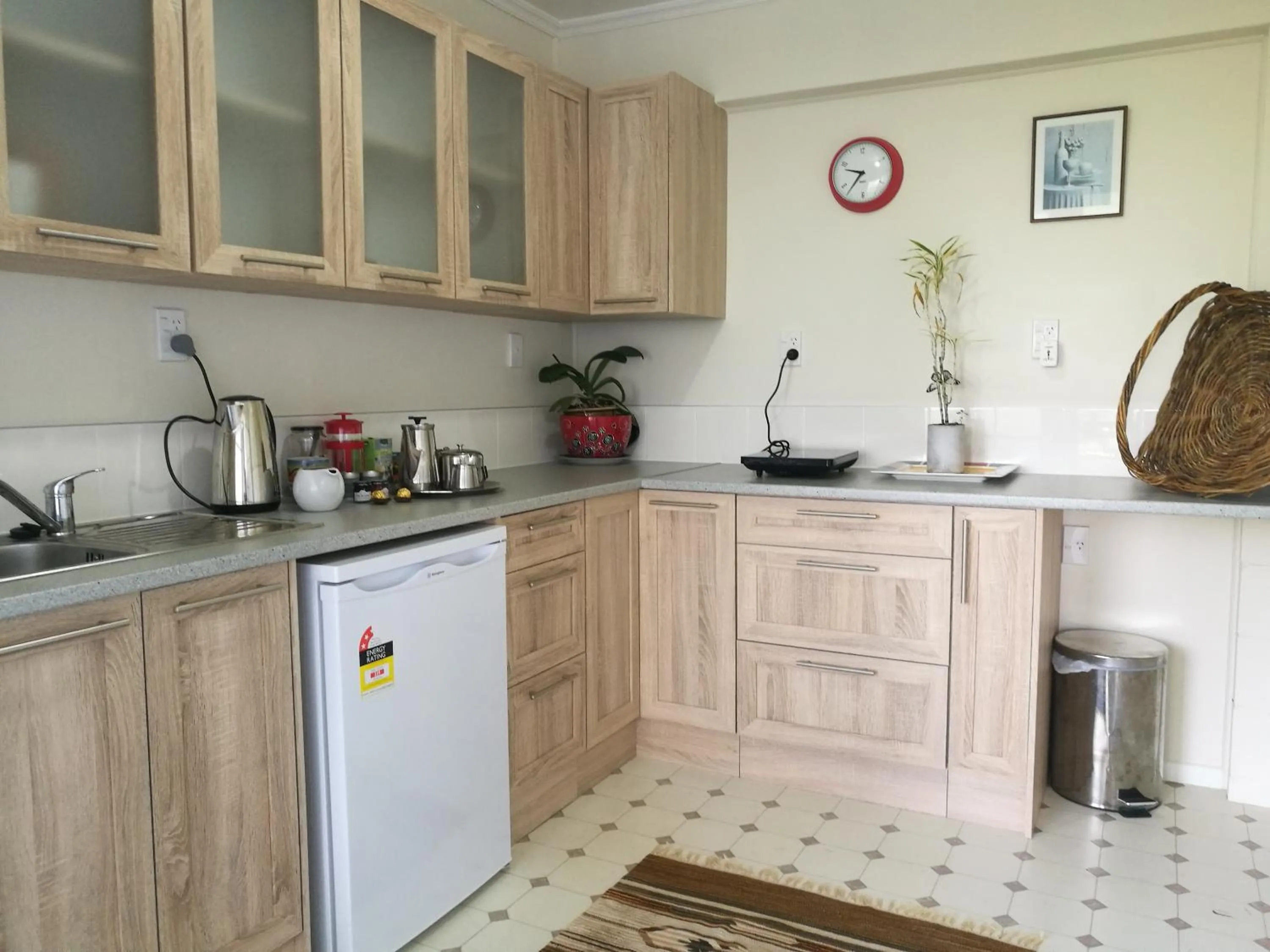 Kitchen or kitchenette in Geyser Lookout BnB