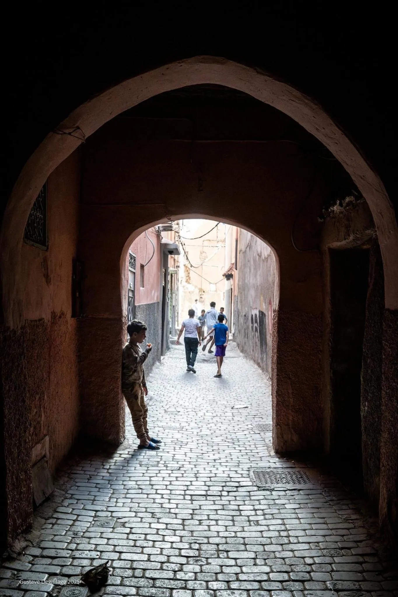 children in Riad Boussa
