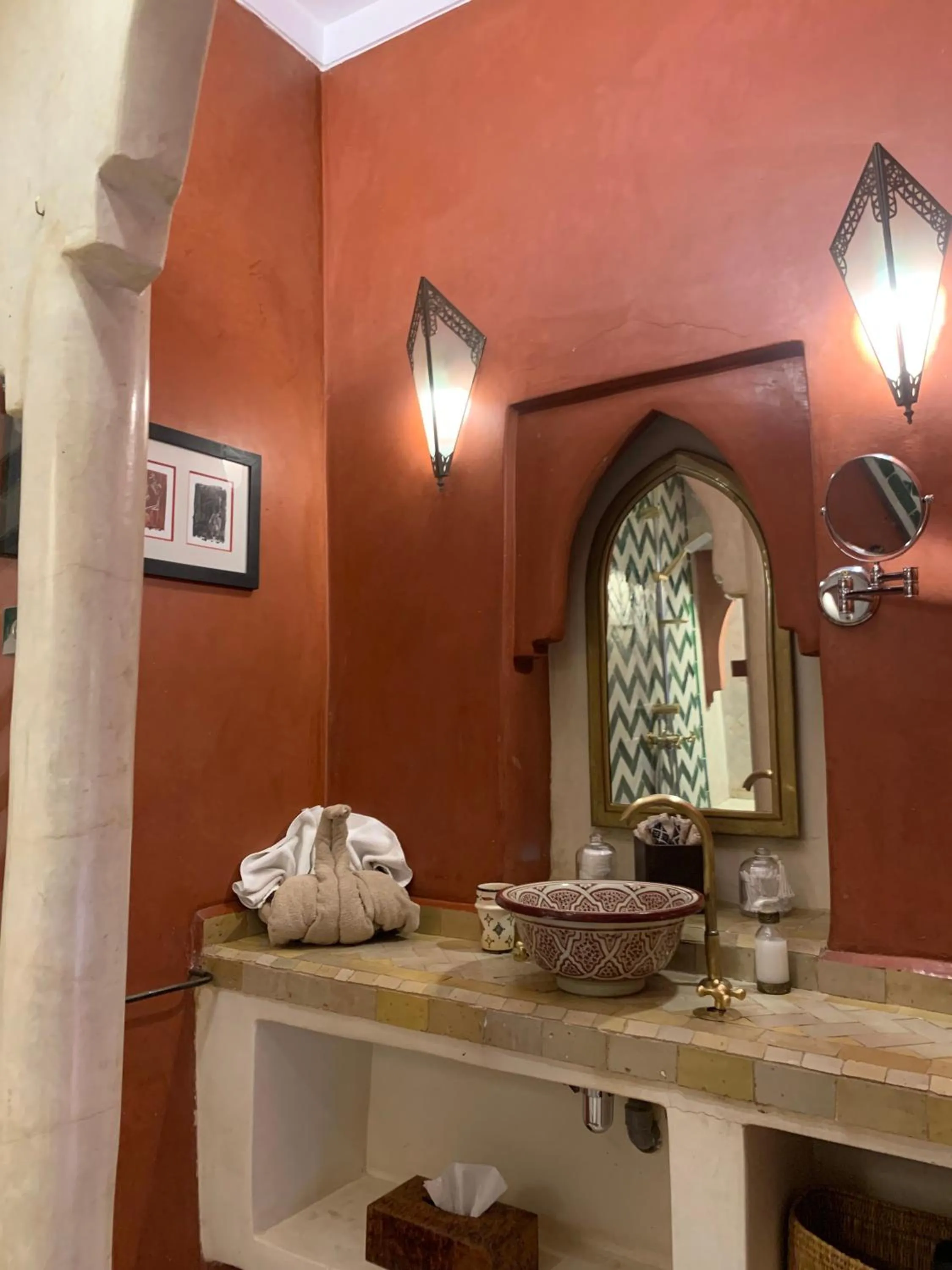 Bedroom in Riad Boussa