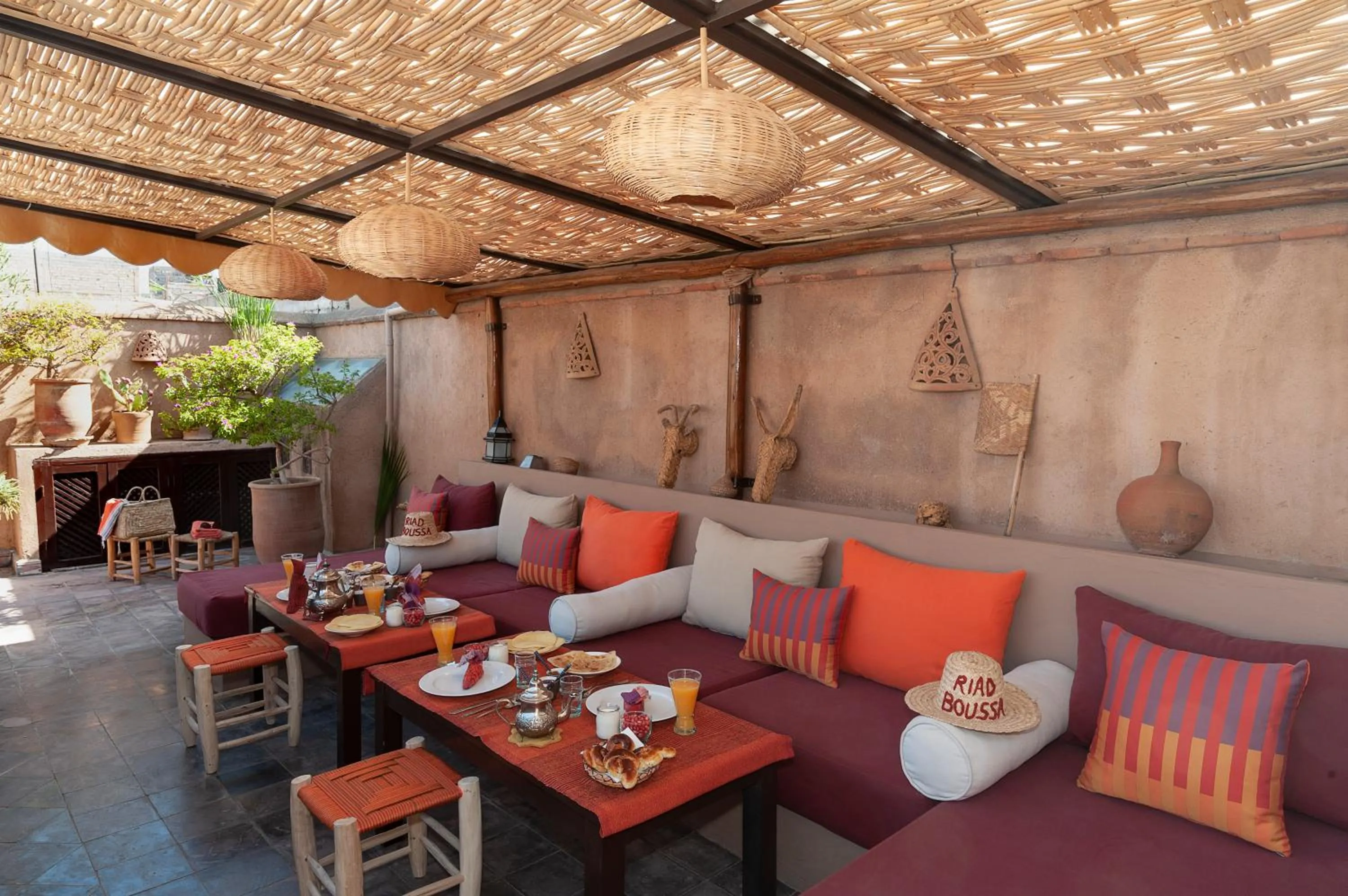 Balcony/Terrace in Riad Boussa