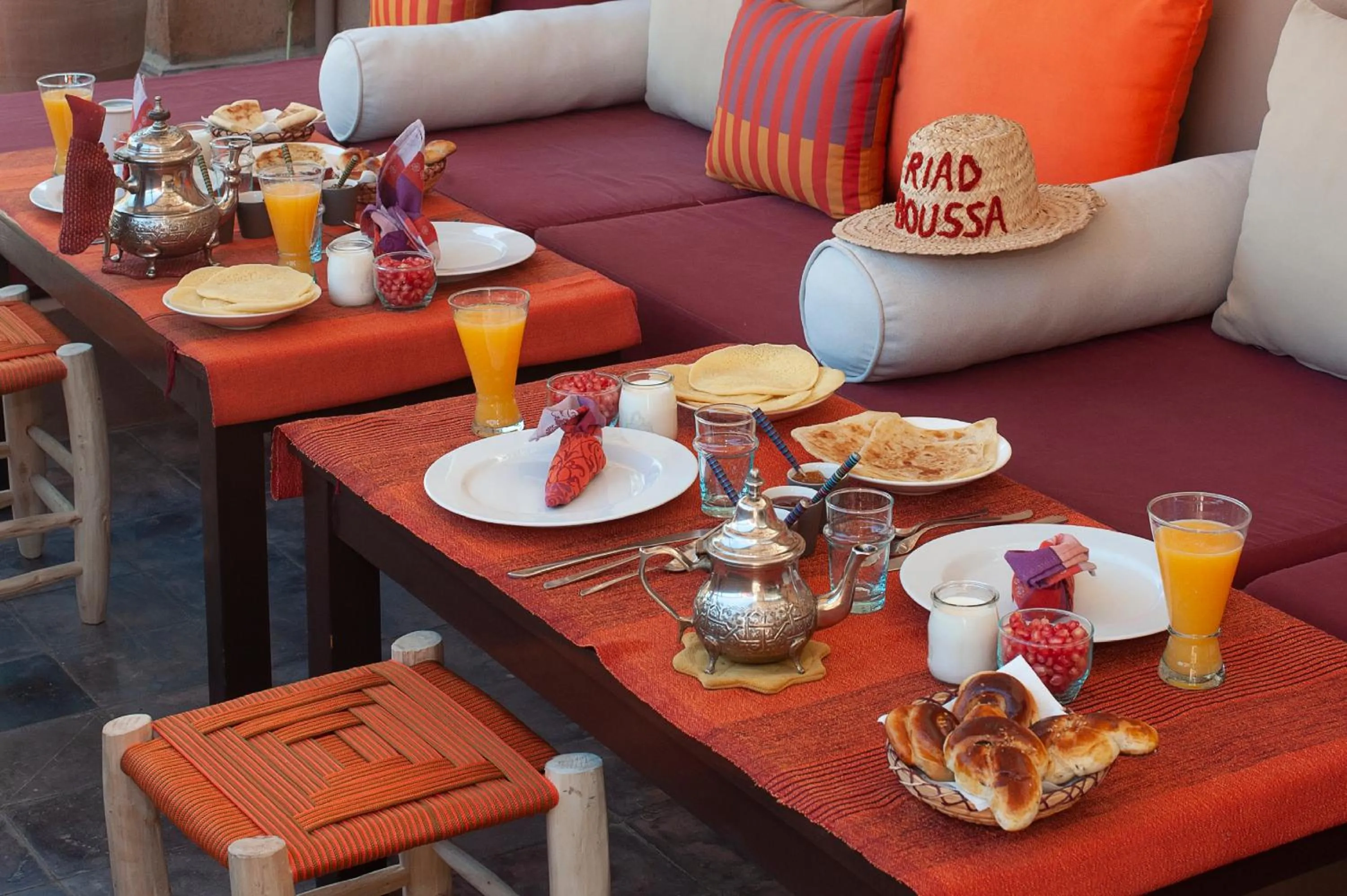 Food close-up in Riad Boussa