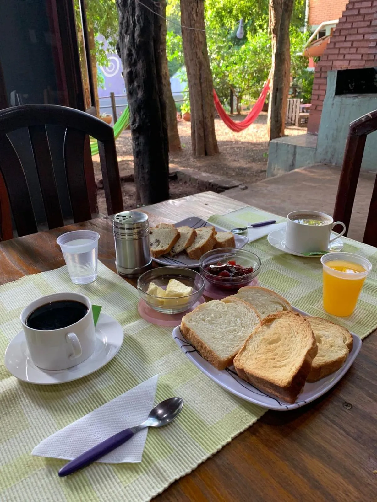 Breakfast in Hostel Park Iguazu