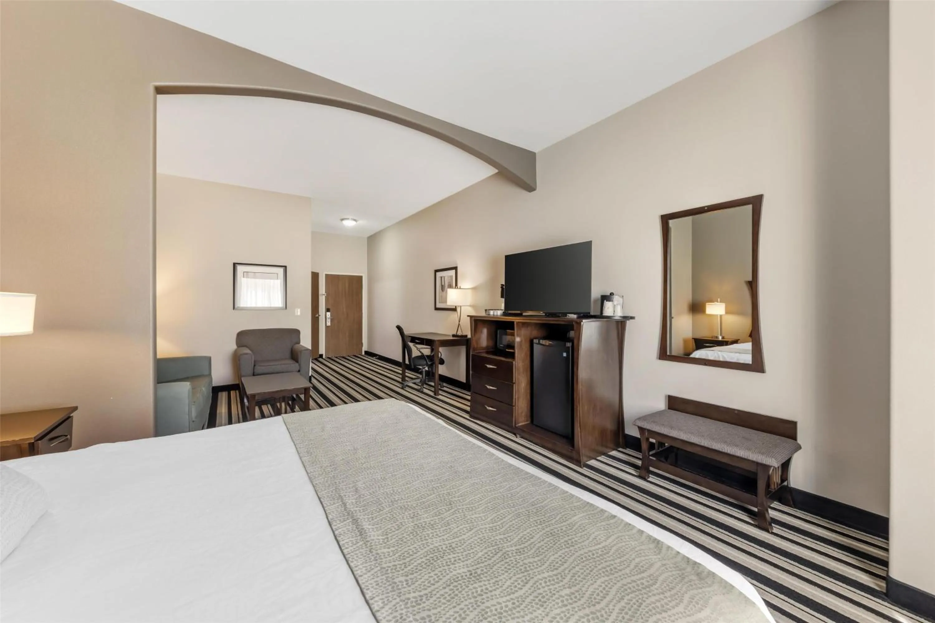 Bedroom, Bed in Best Western Plus Sand Bass Inn and Suites