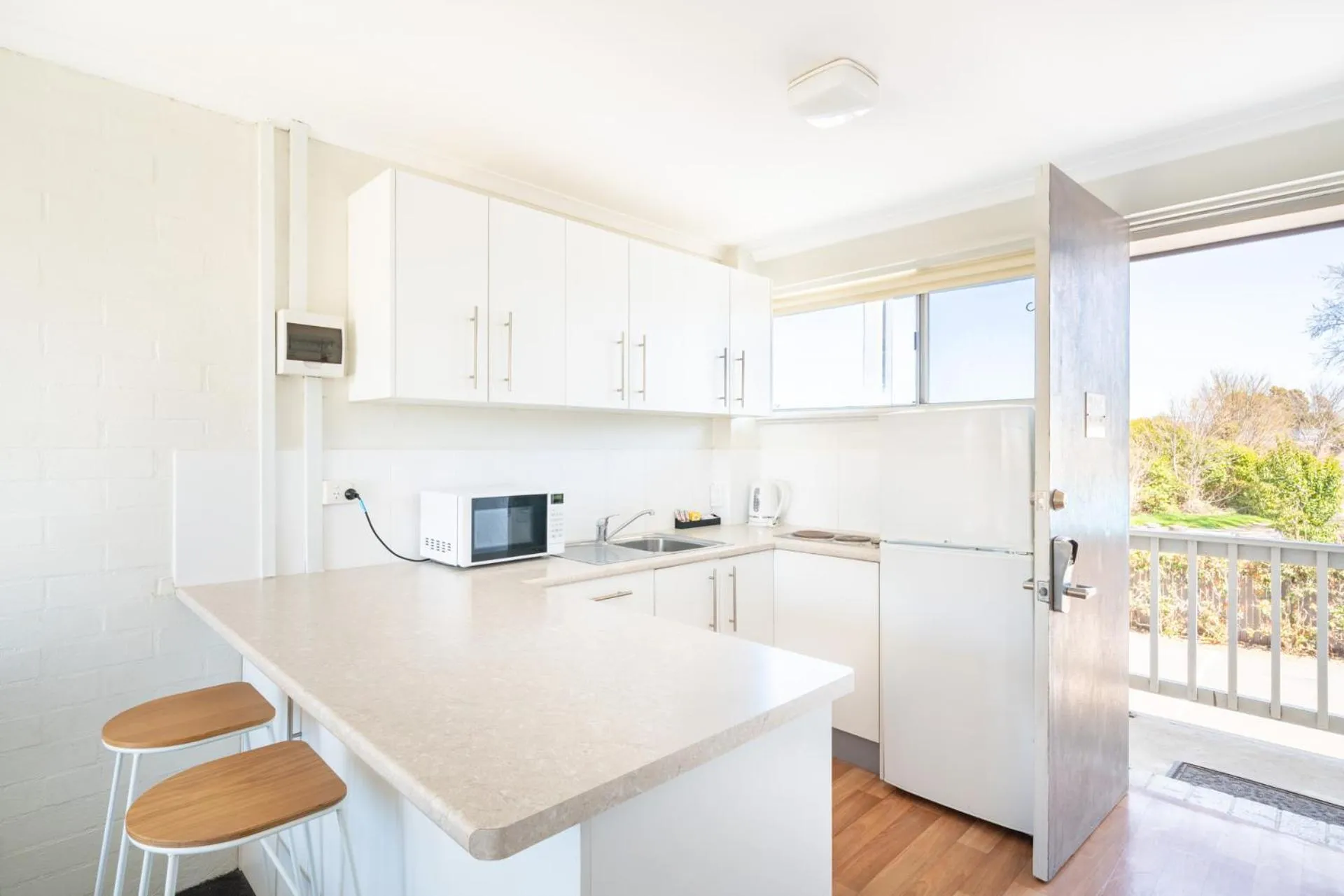 kitchen in Bathurst Studio Apartments