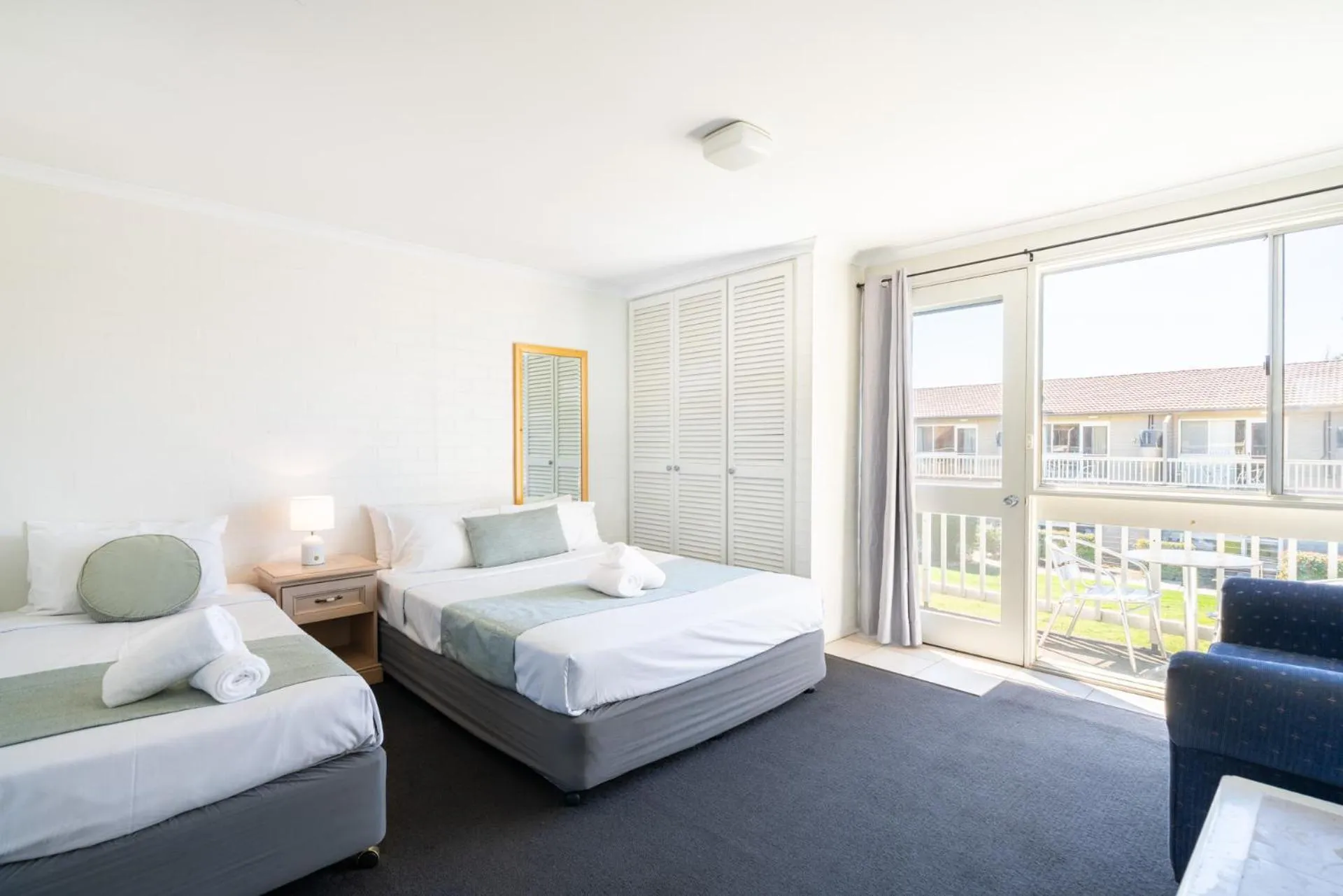 Bed in Bathurst Studio Apartments